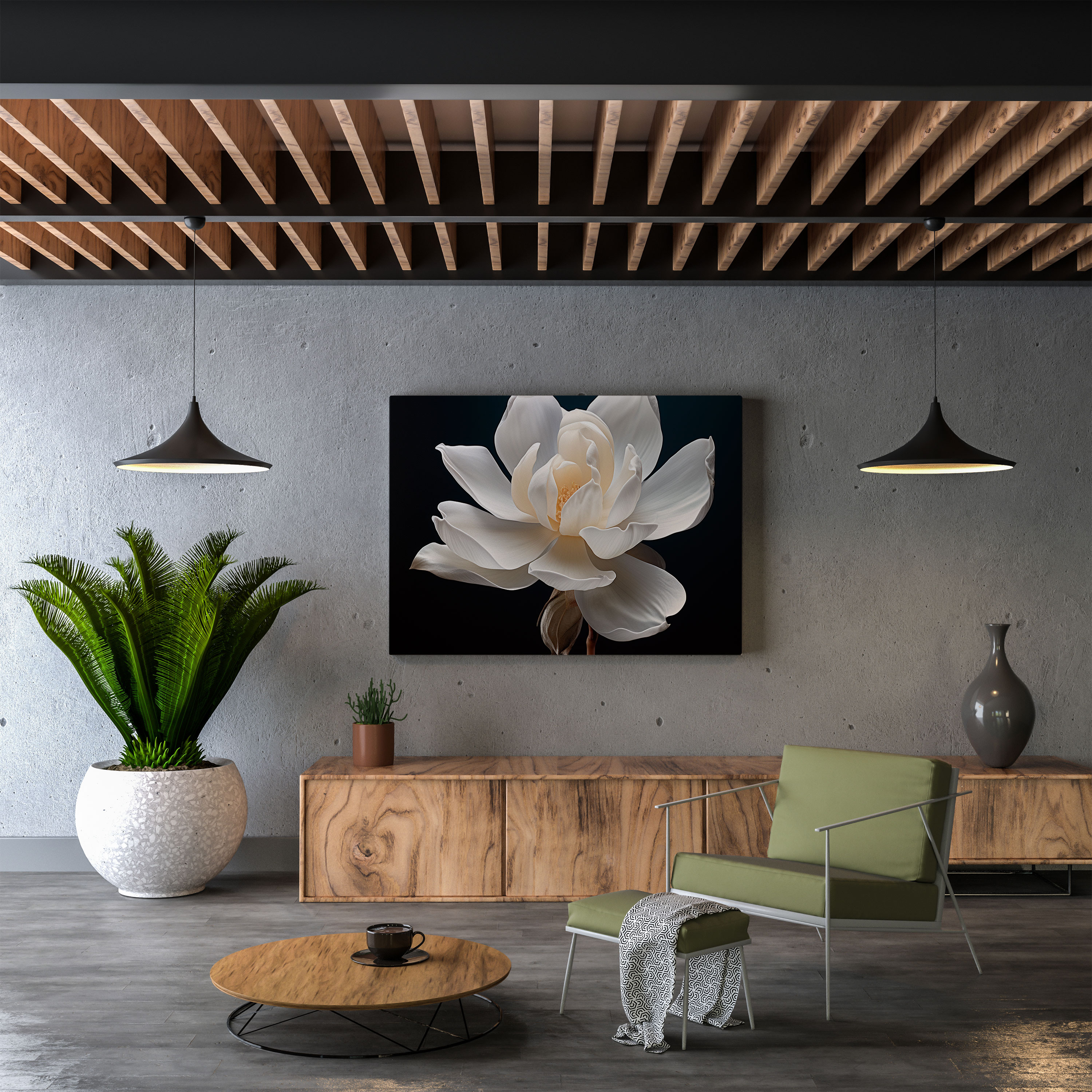Magnolia Wall Art: Realistic Photograph - Magnolia, Canvas, Magnolia, Canvas Print