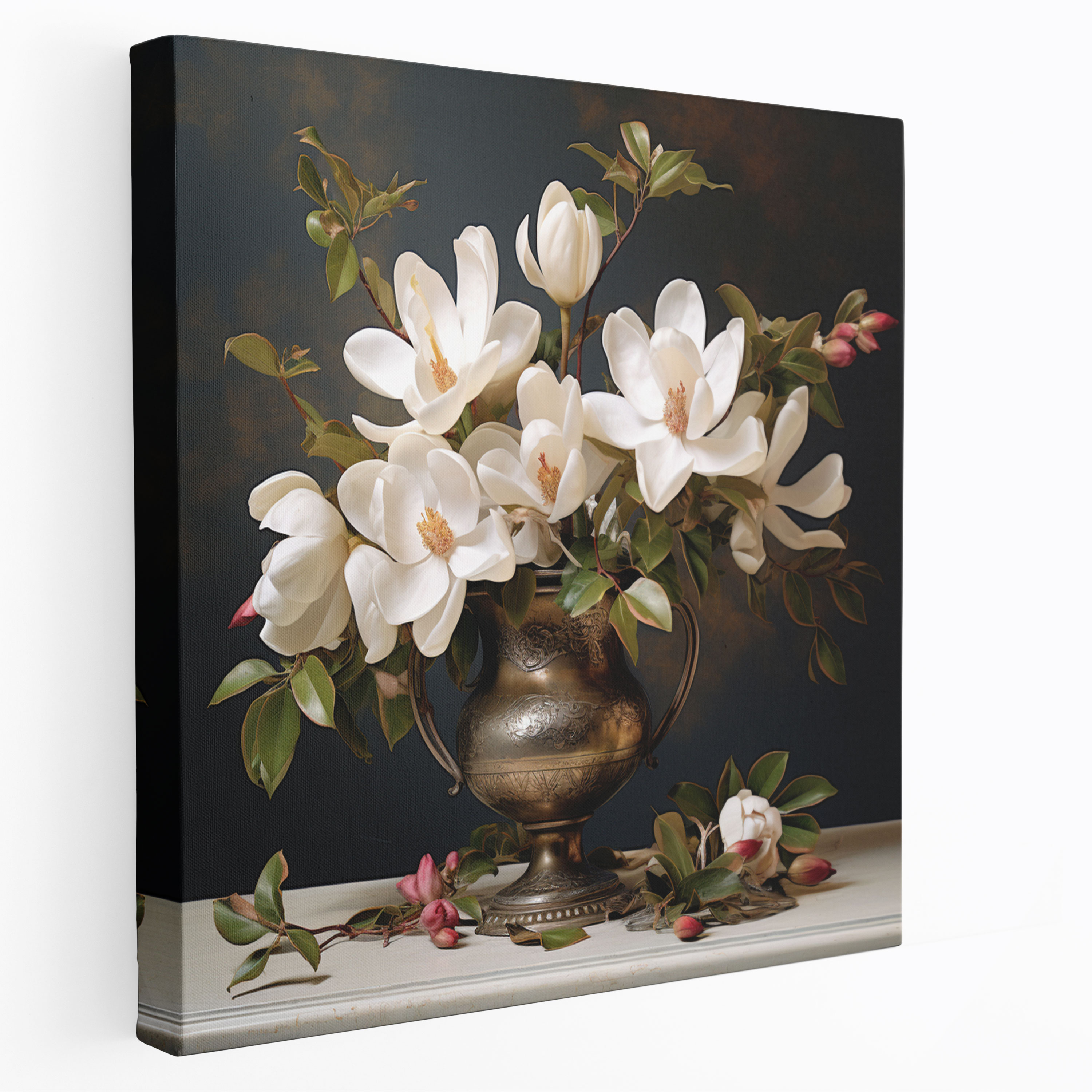 Magnolia Wall Decoration: Vintage-Inspired Painting - Magnolia, Wall Decoration, Wall Art, Home Decoration