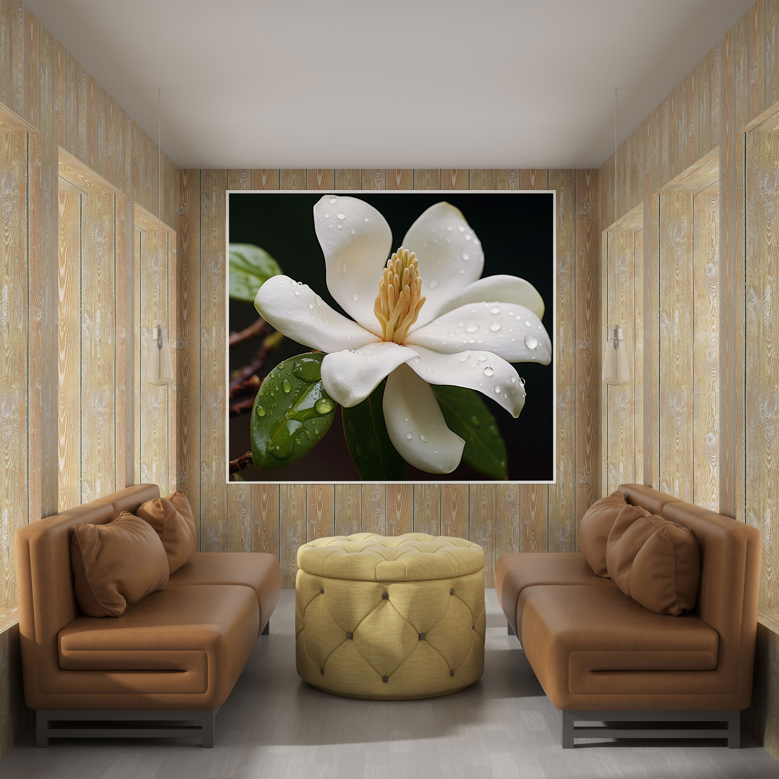 Purity Magnolia Canvas Print - Close-Up Wall Art - Magnolia, Magnolia, Purity, Home Decoration