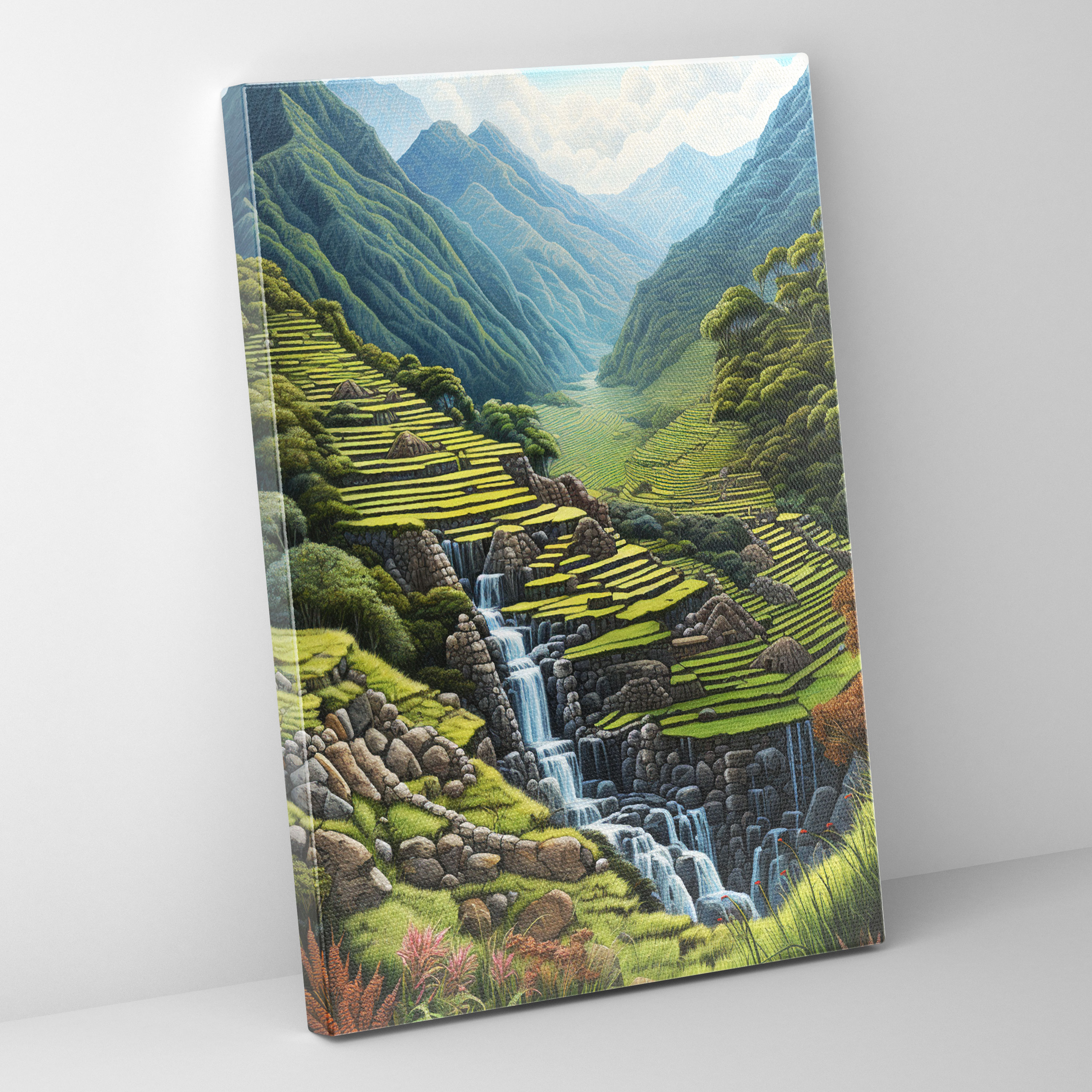 Inca Civilization Wall Decoration - Mayan, Wall Decoration, Ancient Terraces, Mountain Landscape