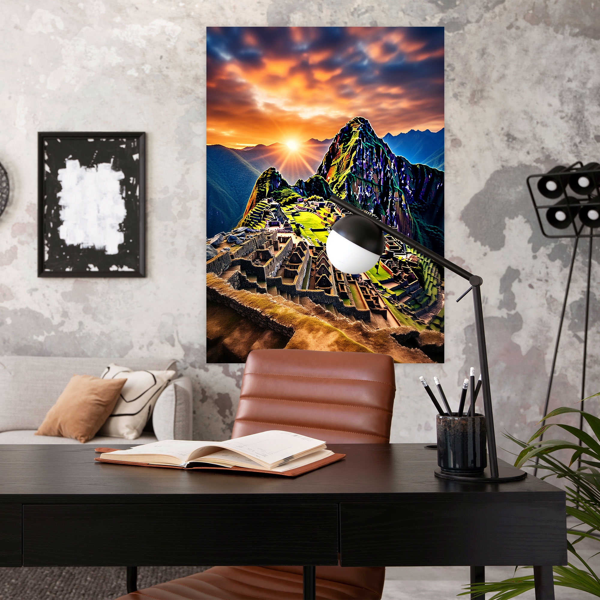Machu Picchu Kanvas Tablo - Maya Ev Dekorasyonu İnka Medeniyeti