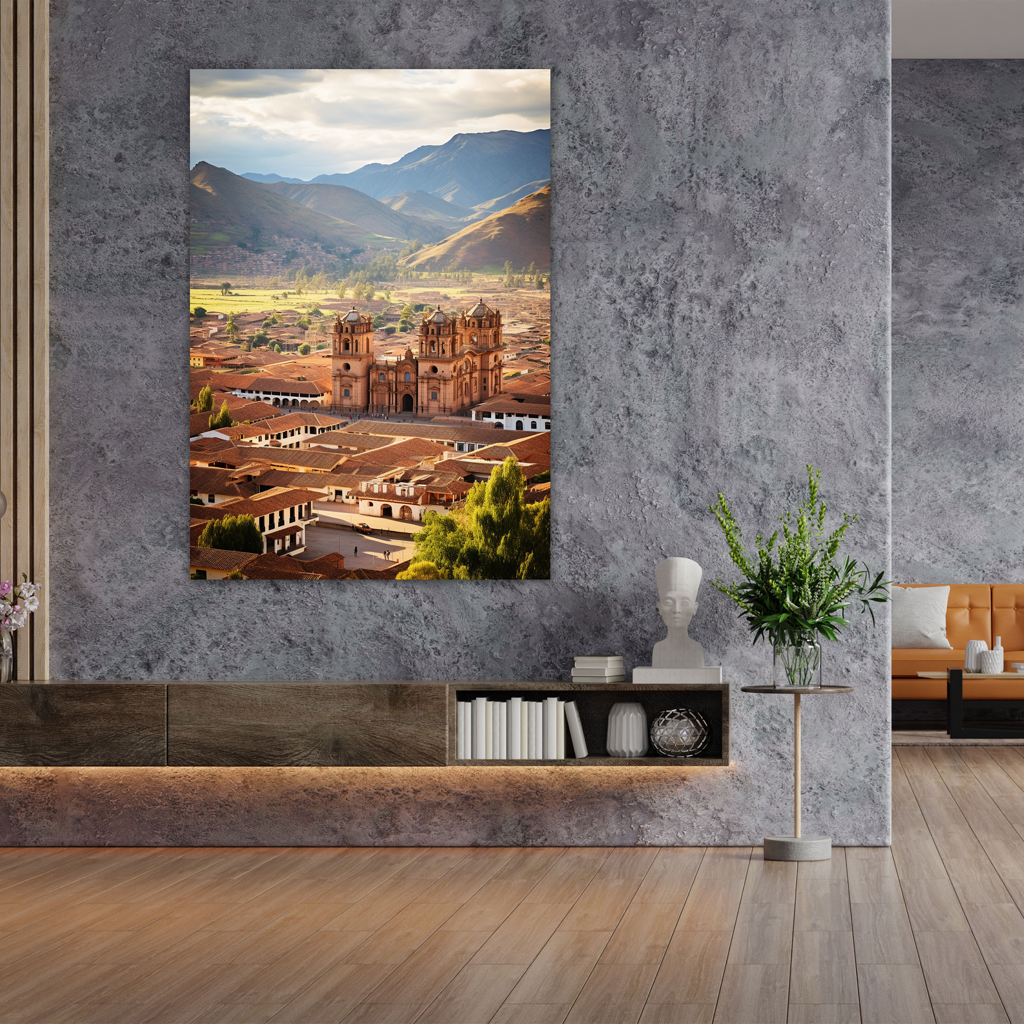 Cusco Cityscape Canvas Print - Mayan, Canvas Wall Art, Wall Art, Canvas