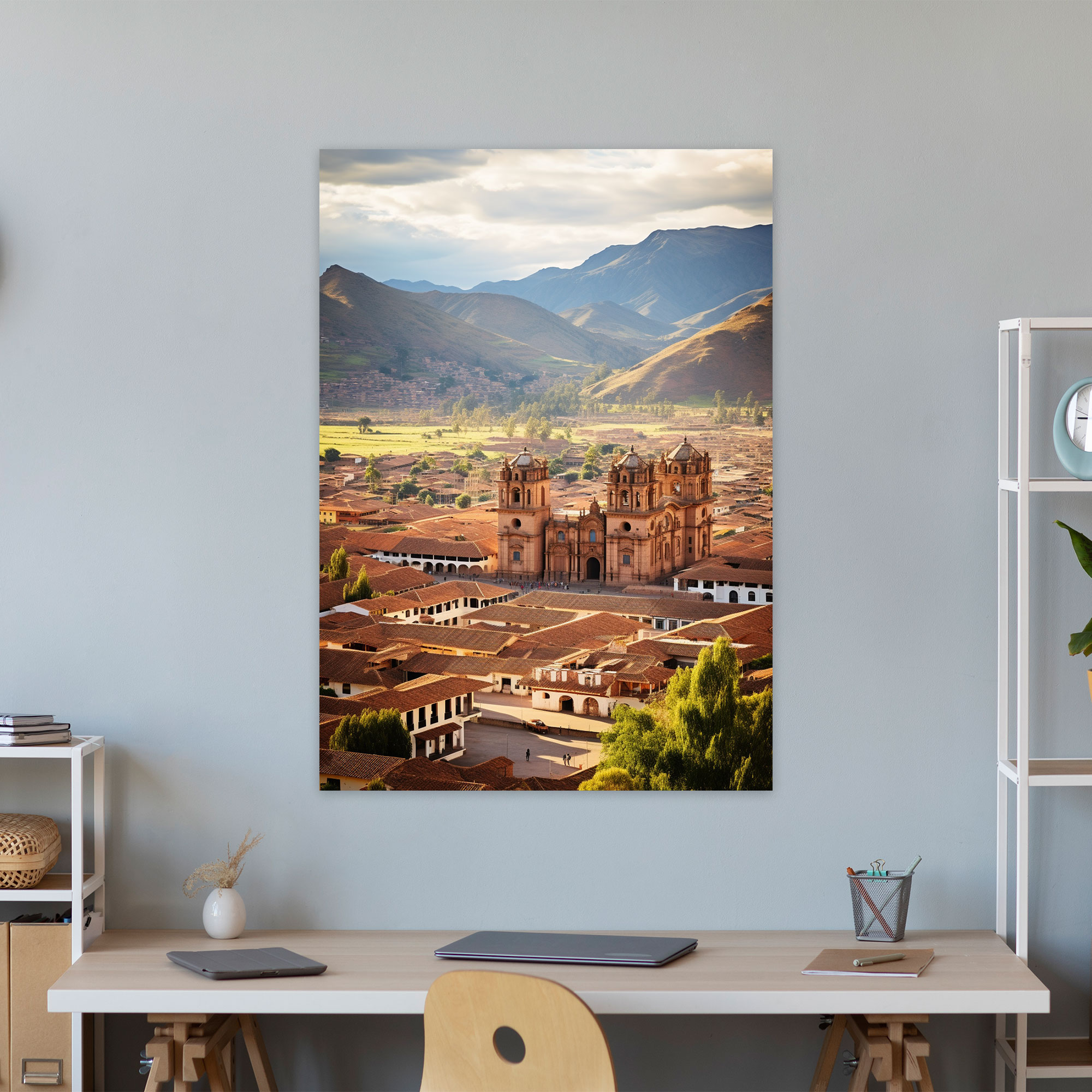 Cusco Cityscape Canvas Print - Mayan, Canvas Wall Art, Wall Art, Canvas