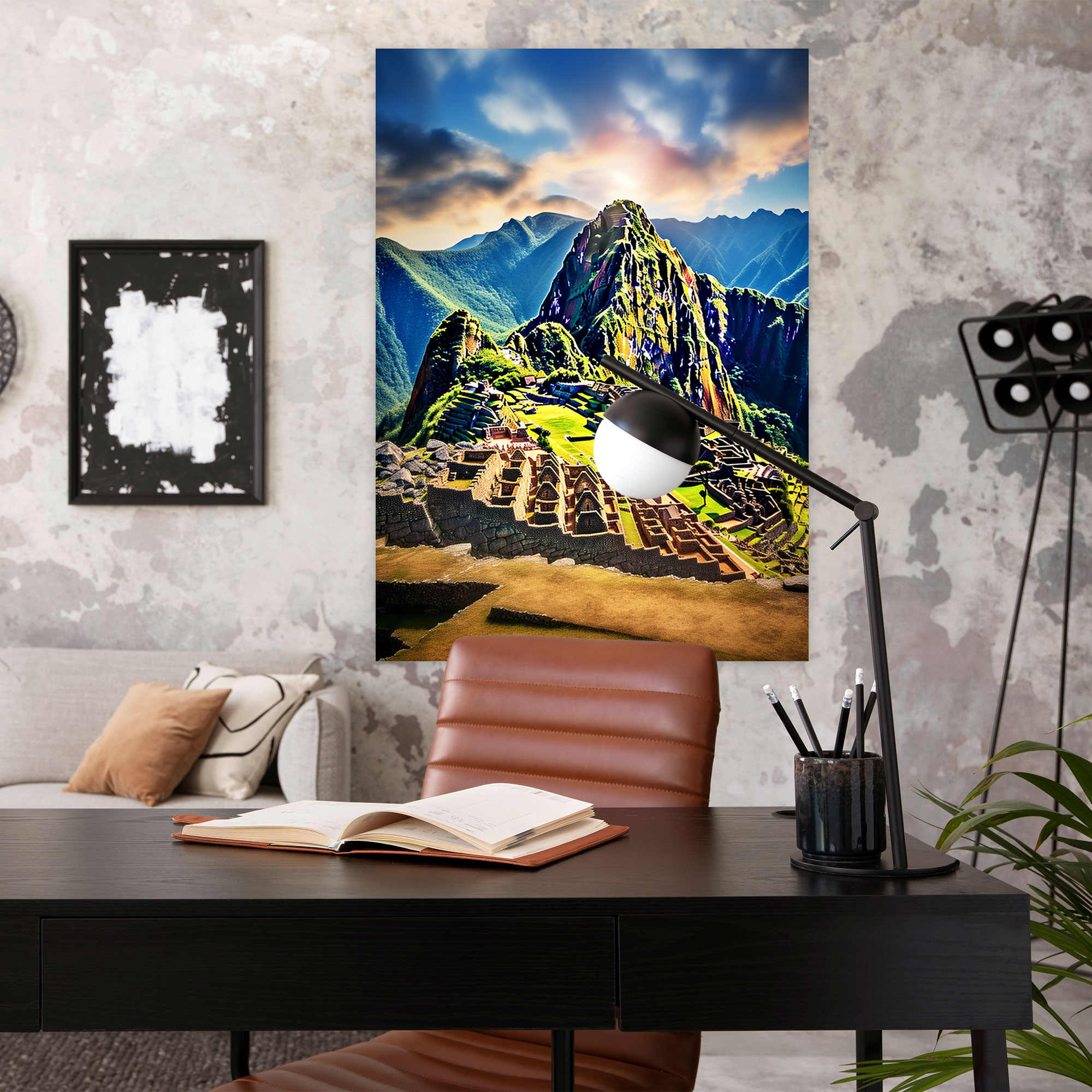 Inca Civilization Wall Art - Machu Picchu Canvas Print - Mayan, Inca Civilization Landscape, Machu Picchu, Canvas Print