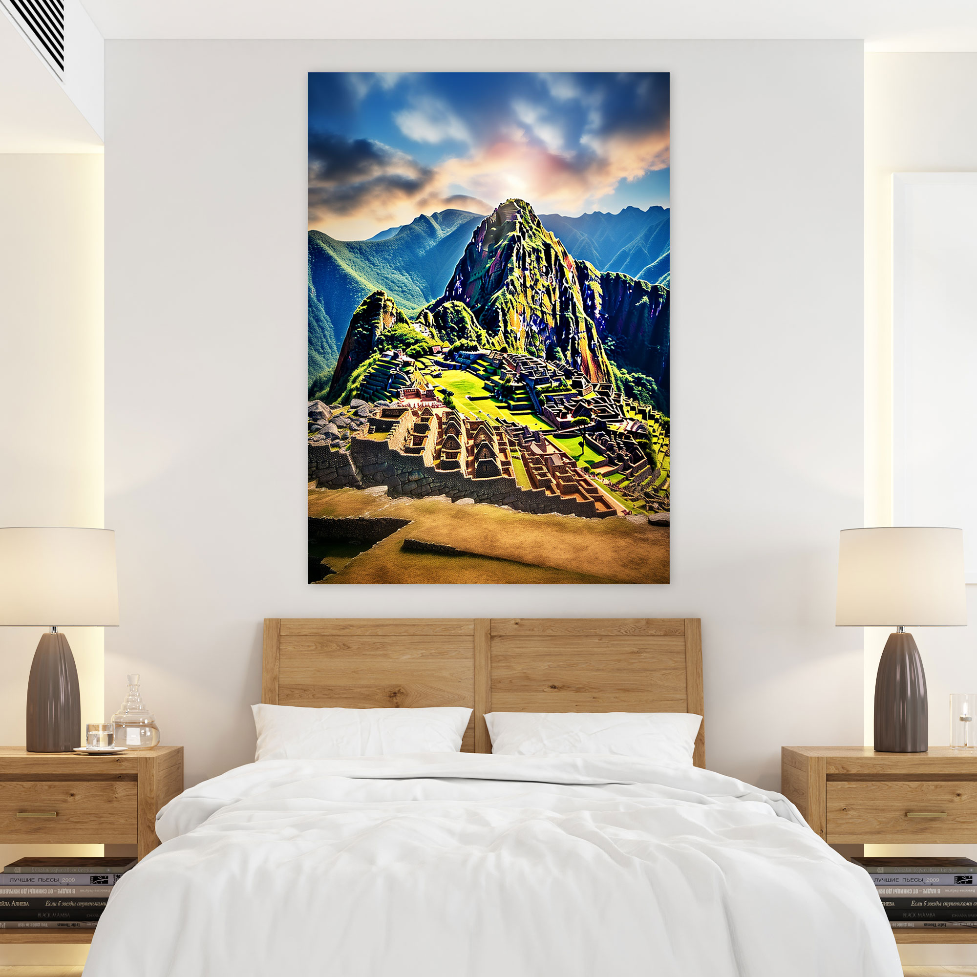 Inca Civilization Wall Art - Machu Picchu Canvas Print - Mayan, Inca Civilization Landscape, Machu Picchu, Canvas Print