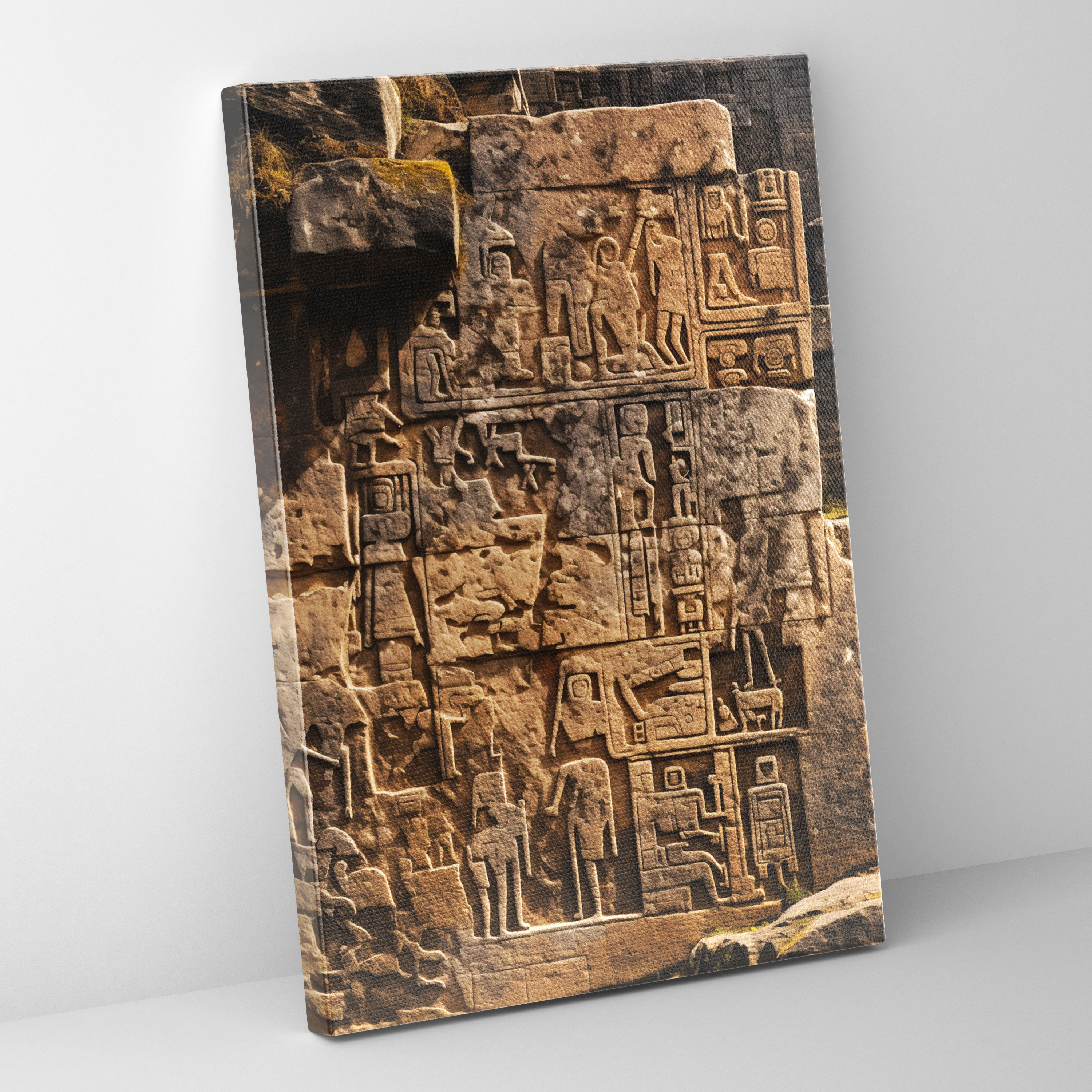 Inca Civilization Canvas Print - Inca Hieroglyphs Wall Art - Mayan, Canvas, Inca Civilization, Inca Written Language