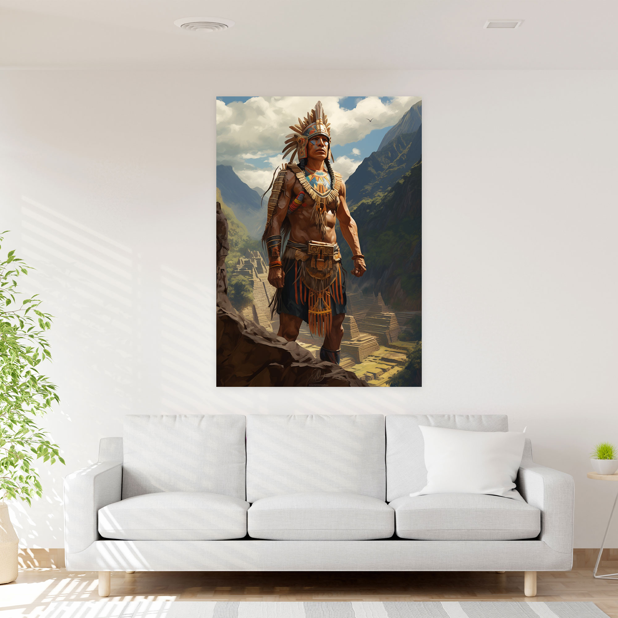 Inca Civilization Canvas Print - Mayan, History, Home Decoration, Canvas