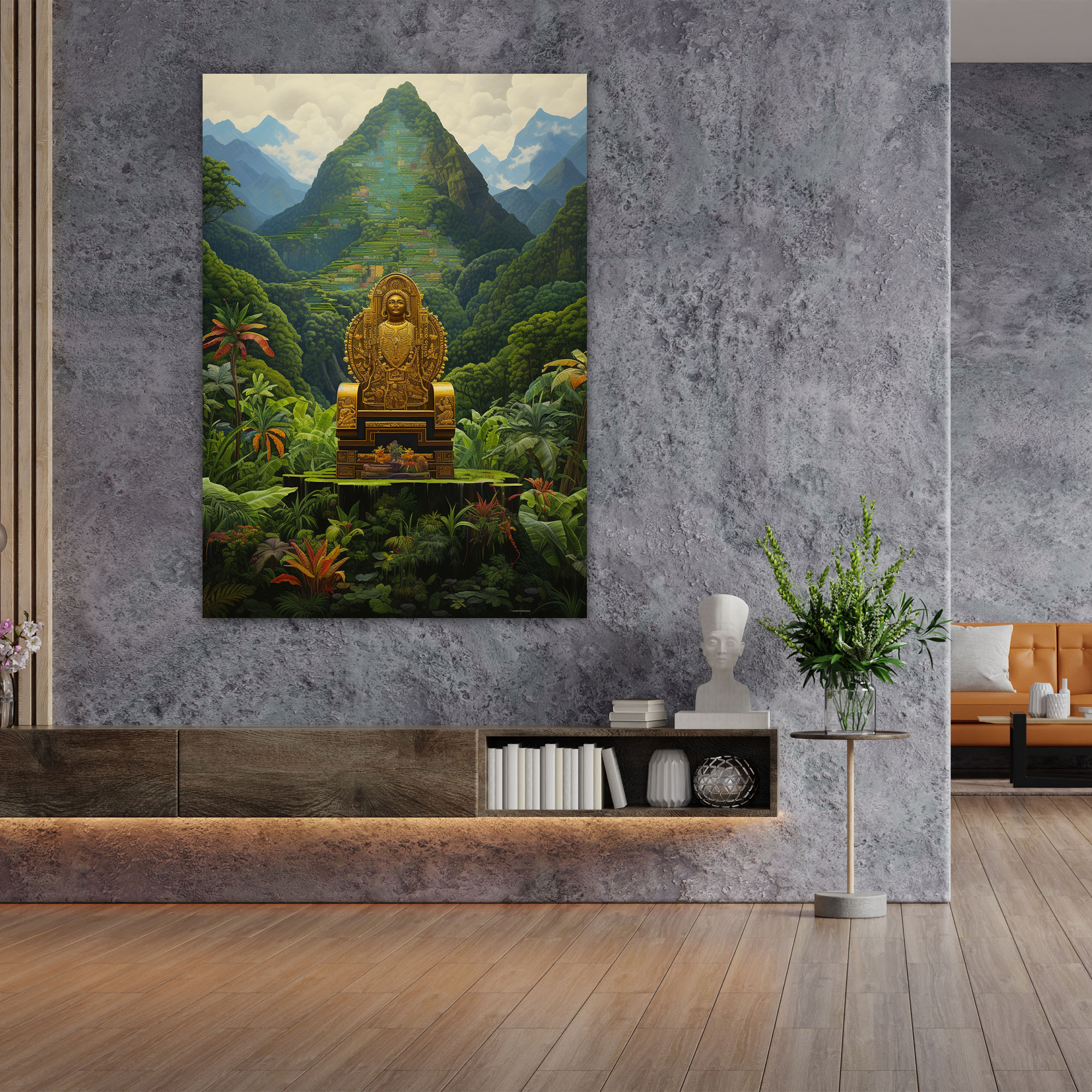 Inca Civilization Wall Art - Mayan, Wall Decoration, Wall Art, Mountains