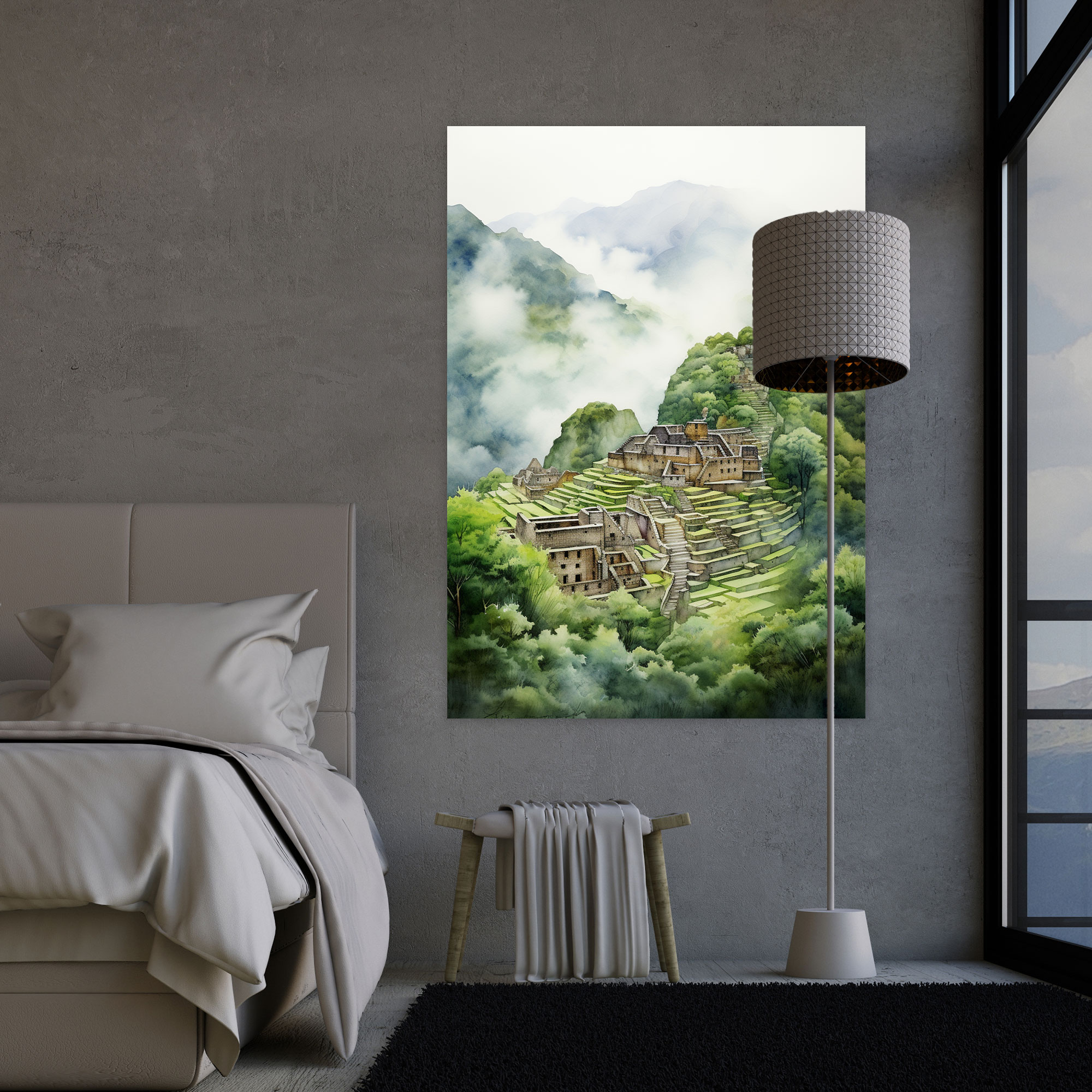 Inca Civilization Canvas Wall Art - Mayan, Greenery, Machu Picchu, Inca Civilization