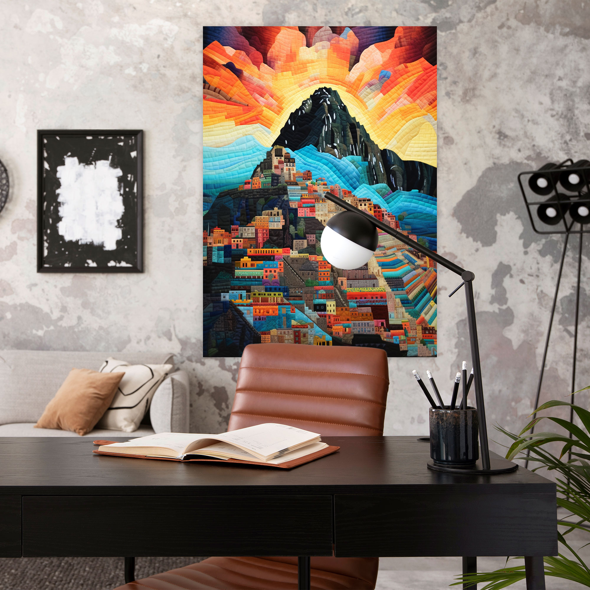 Inca Civilization Collage Canvas Print - Mayan, Inca Civilization, Collage Art, Wall Art