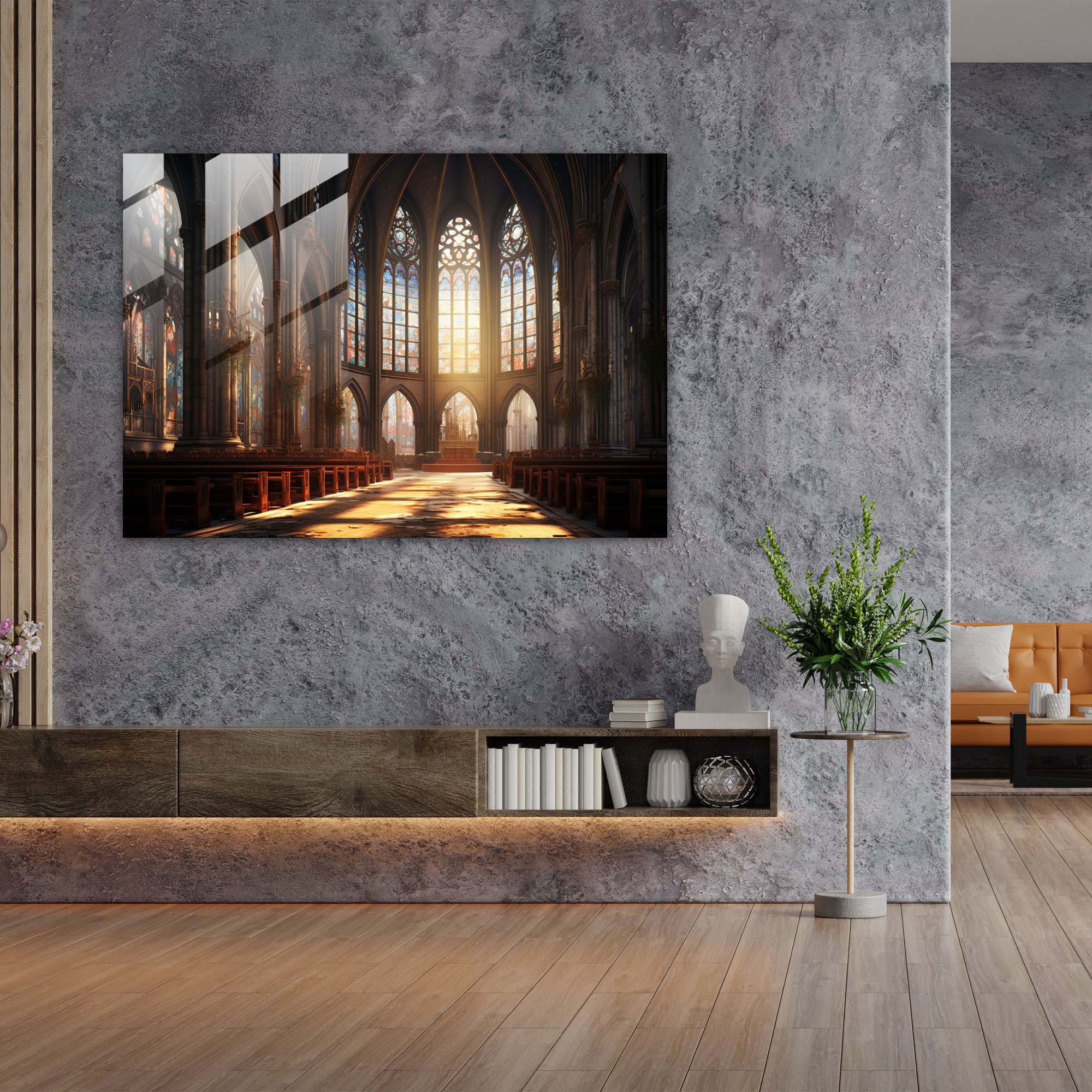 Orta Çağ Cam Tablo Sanatı: Huzur Veren Katedral - Orta Çağ Vitray Pencereler Huzur Cam Tablo