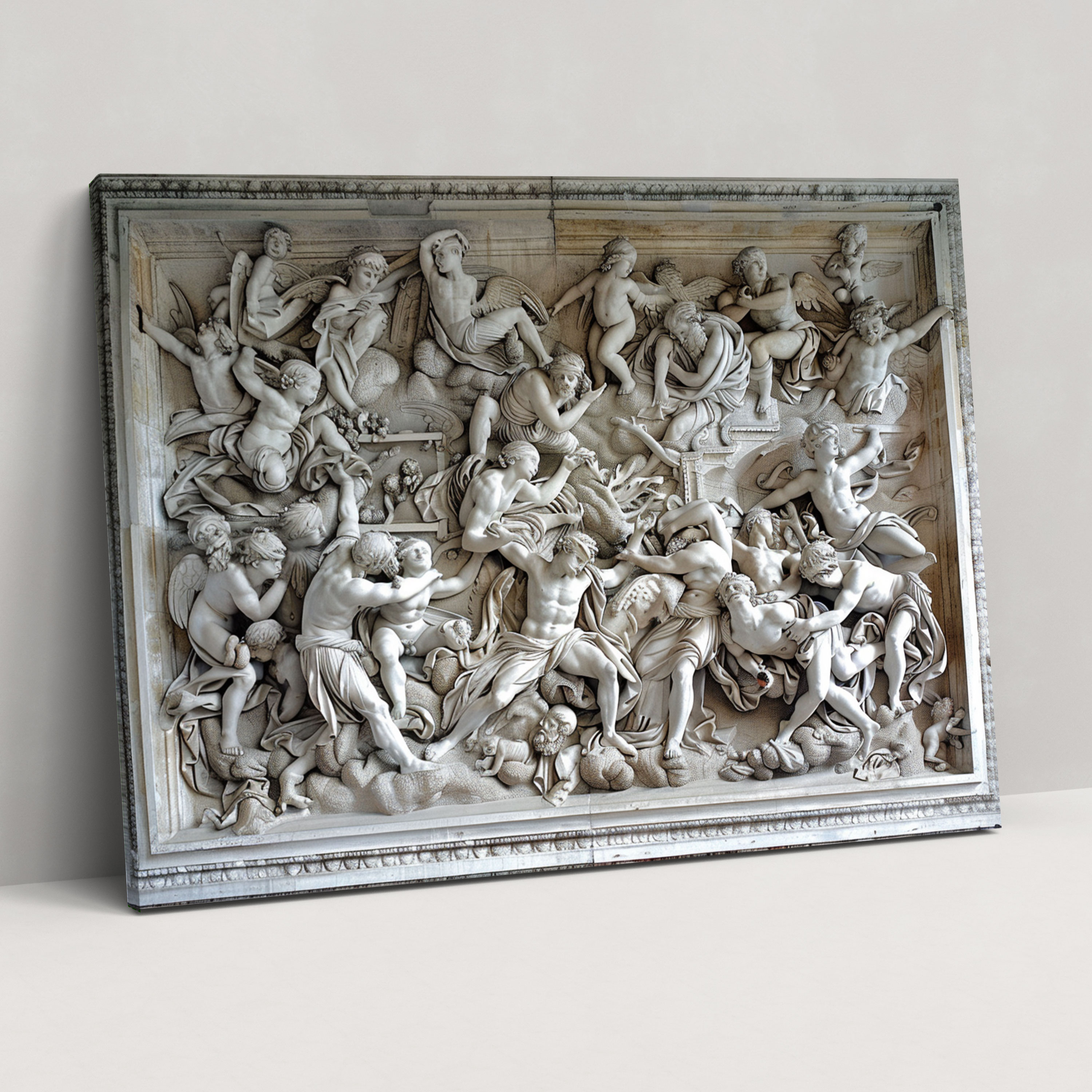 Michelangelo Canvas Print - Dramatic Biblical Scenes - Michelangelo, Wall Decoration, Canvas, Canvas Print