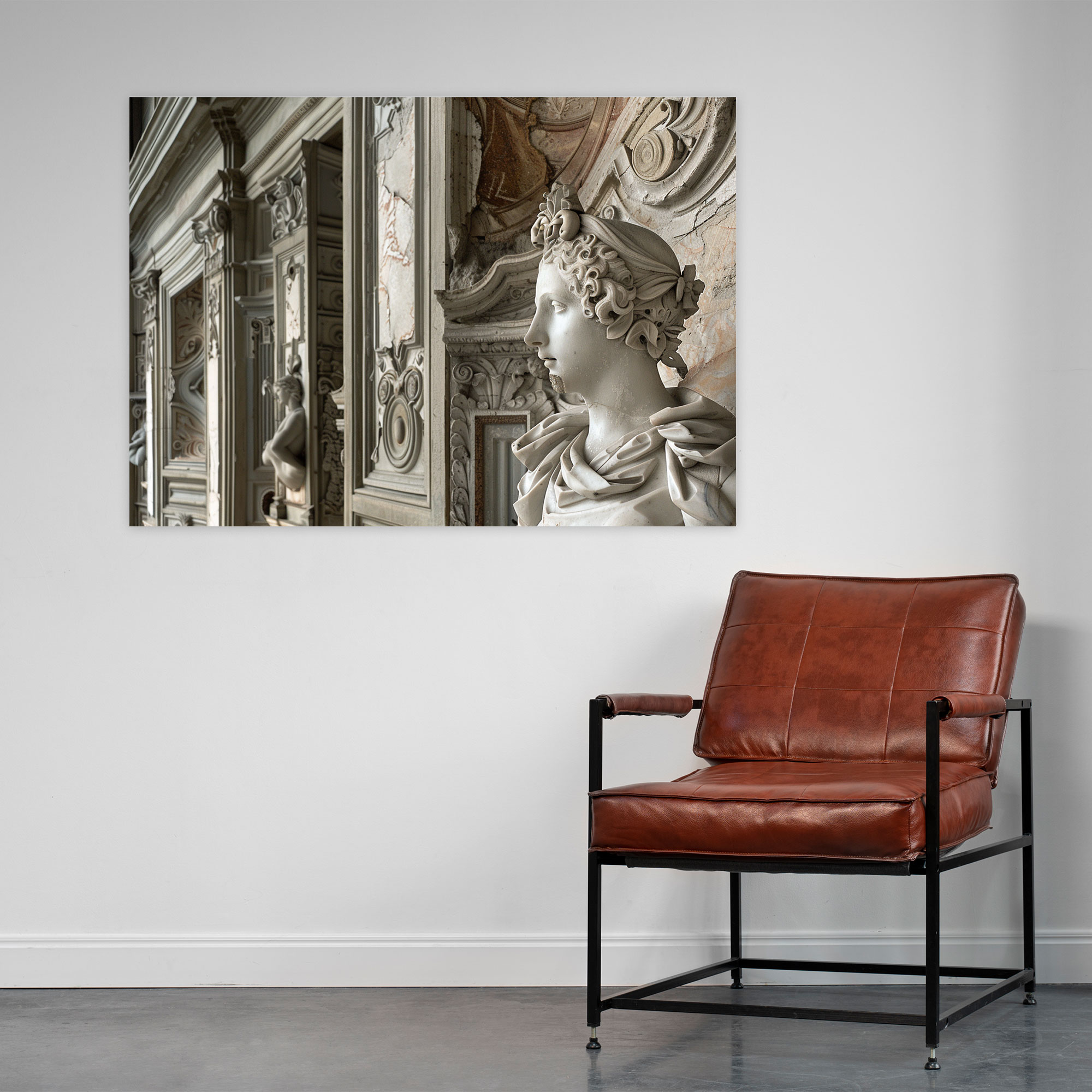 Michelangelo Canvas Print - Architectural Elements In A Historical Setting - Michelangelo, Michelangelo, Canvas Print, Wall Art