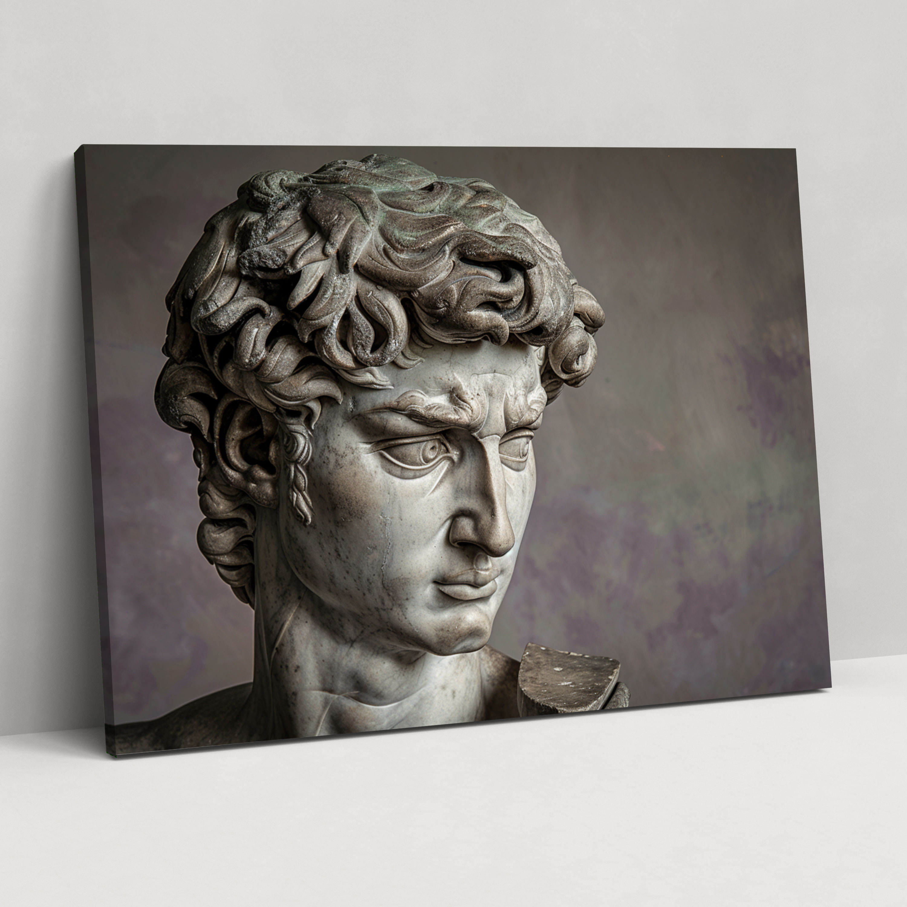 Michelangelo Iconic Statue Wall Art - Michelangelo, Wall Art, Canvas Print, Wall Decoration