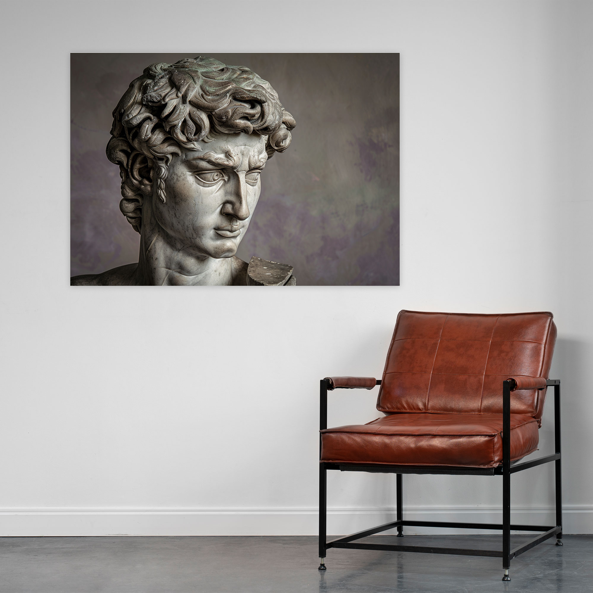 Michelangelo Iconic Statue Wall Art - Michelangelo, Wall Art, Canvas Print, Wall Decoration