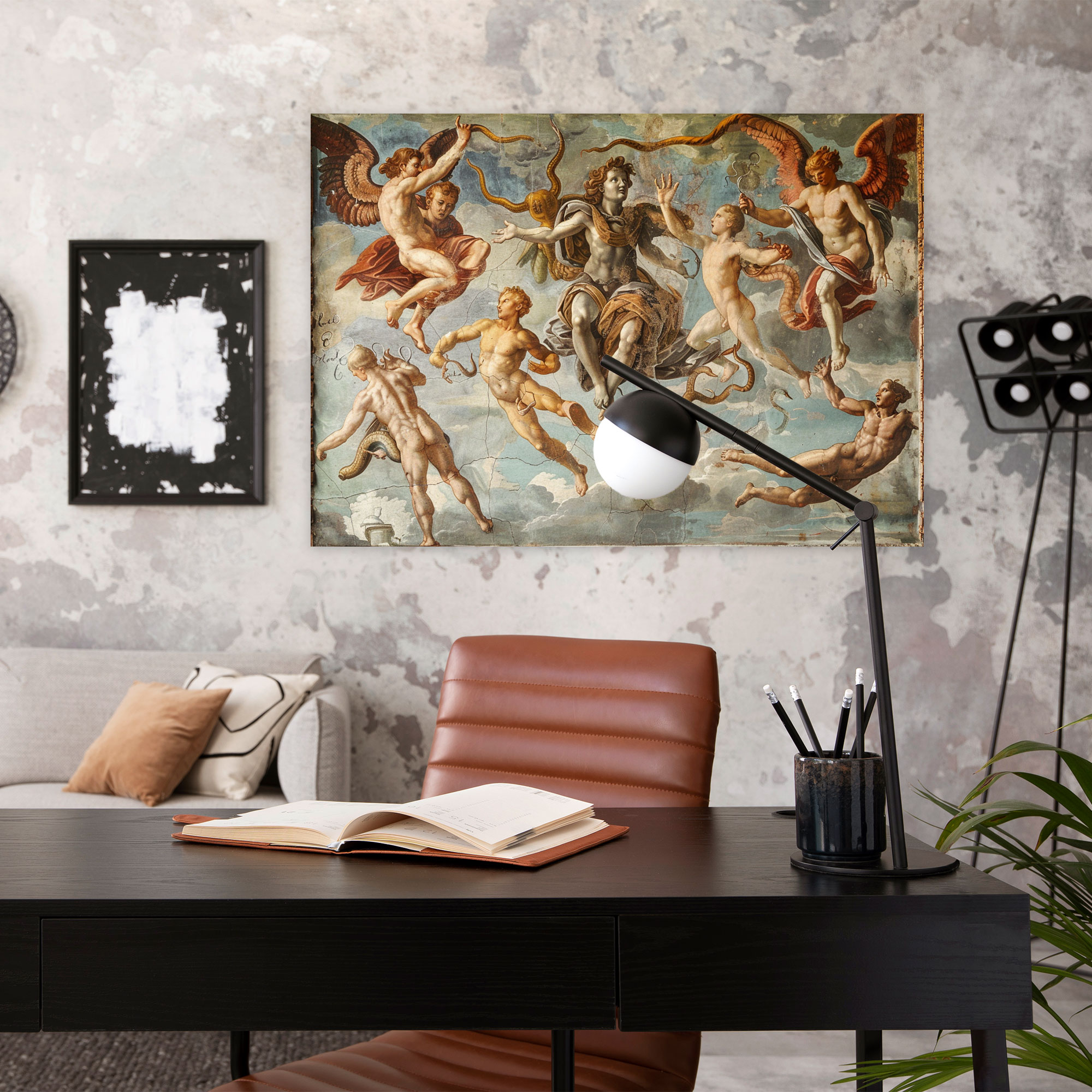 Michelangelo Mythological Scenes Wall Art - Michelangelo, Michelangelo, Wall Decoration, Canvas Print
