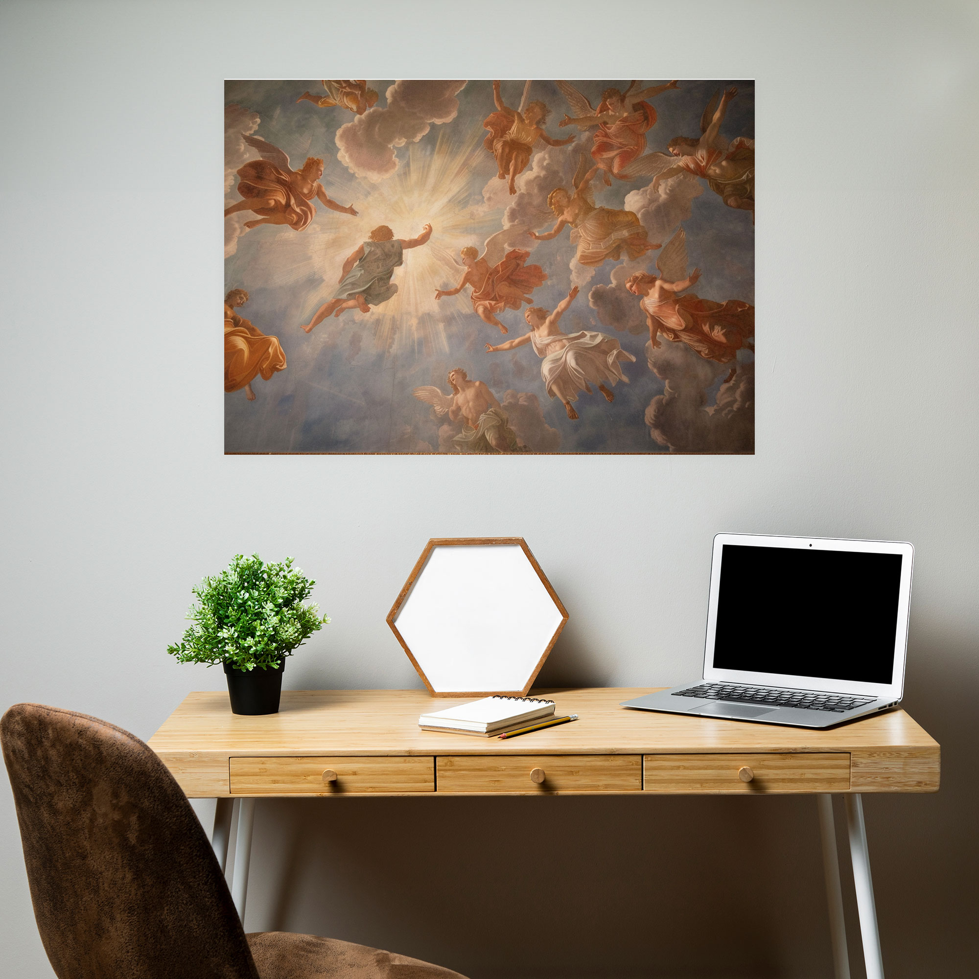 Michelangelo Angels Canvas Print - Michelangelo, Canvas Print, Canvas Wall Art, Michelangelo