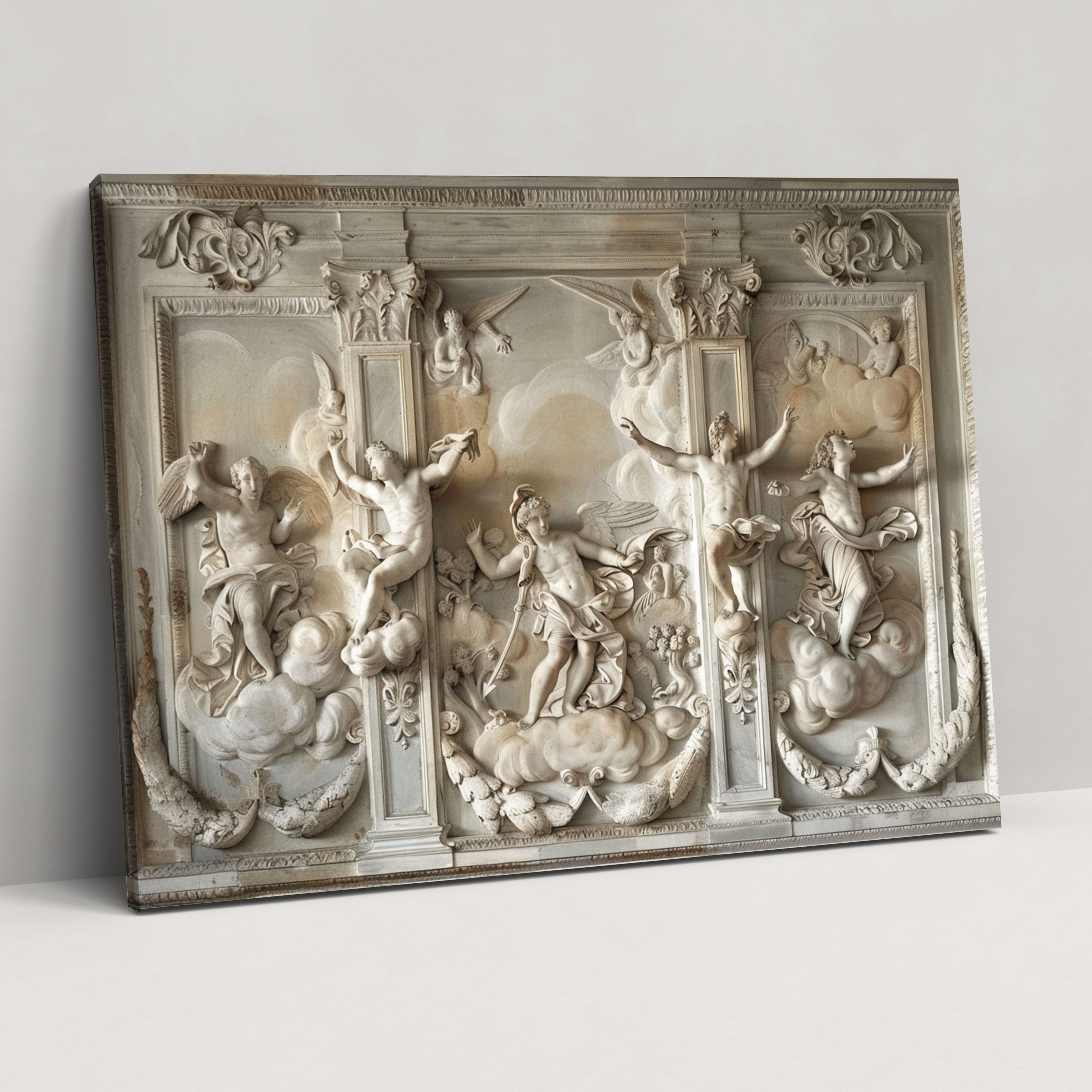 Michelangelo Divine Figures Wall Decoration - Michelangelo, Wall Art, Canvas, Home Decoration