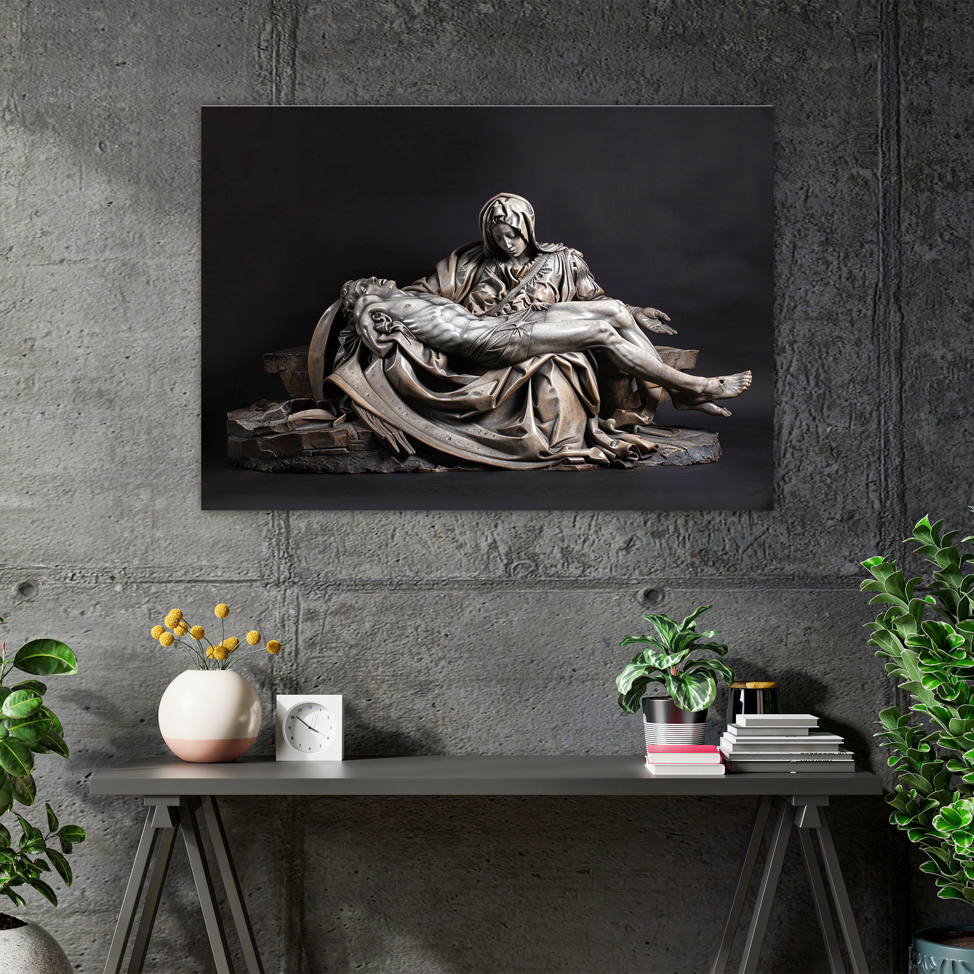 Michelangelo Pieta Wall Art - Michelangelo, Wall Art, Wall Decoration, Michelangelo