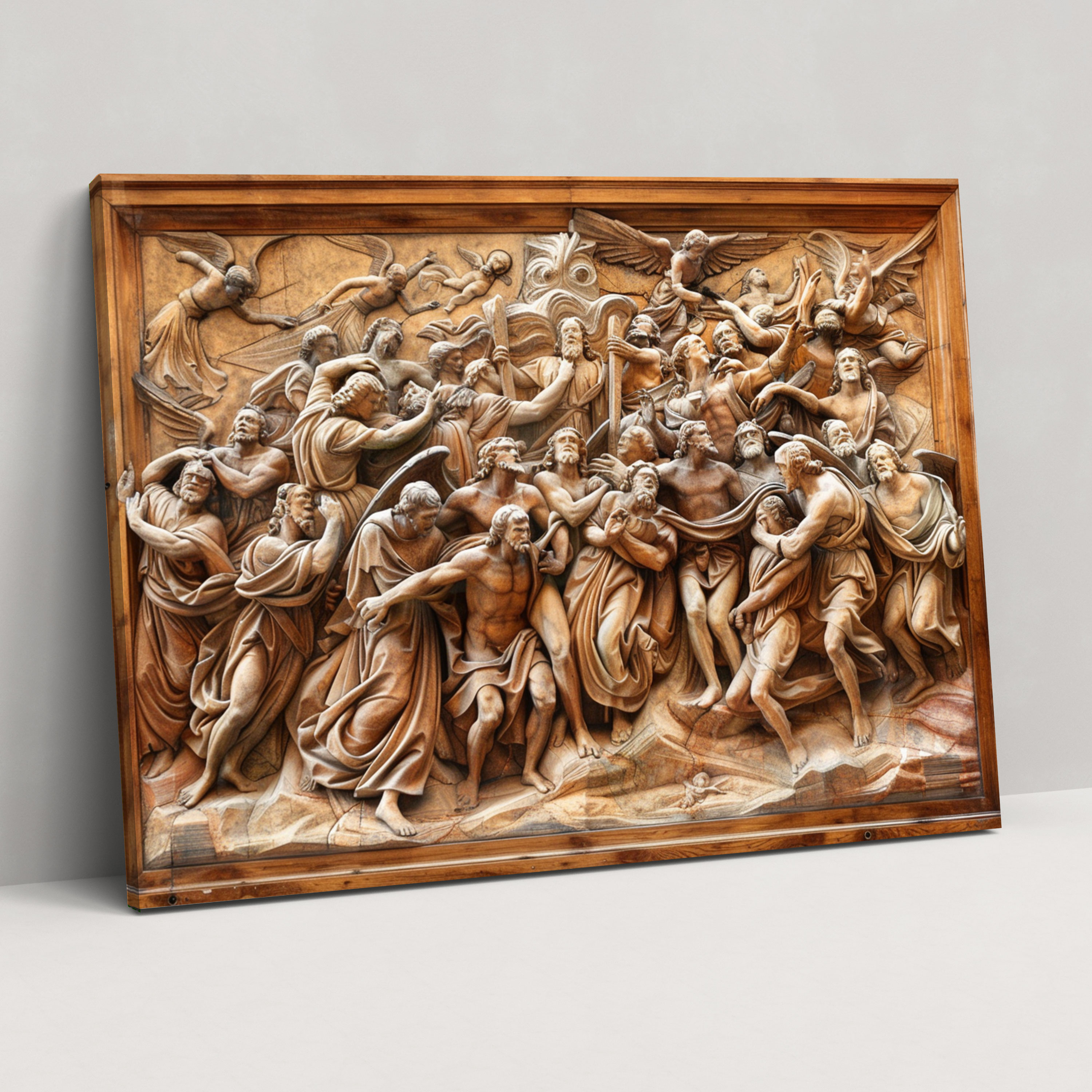 Michelangelo Dramatic Biblical Scene Wall Decoration - Michelangelo, Canvas Wall Art, Michelangelo, Wall Decoration