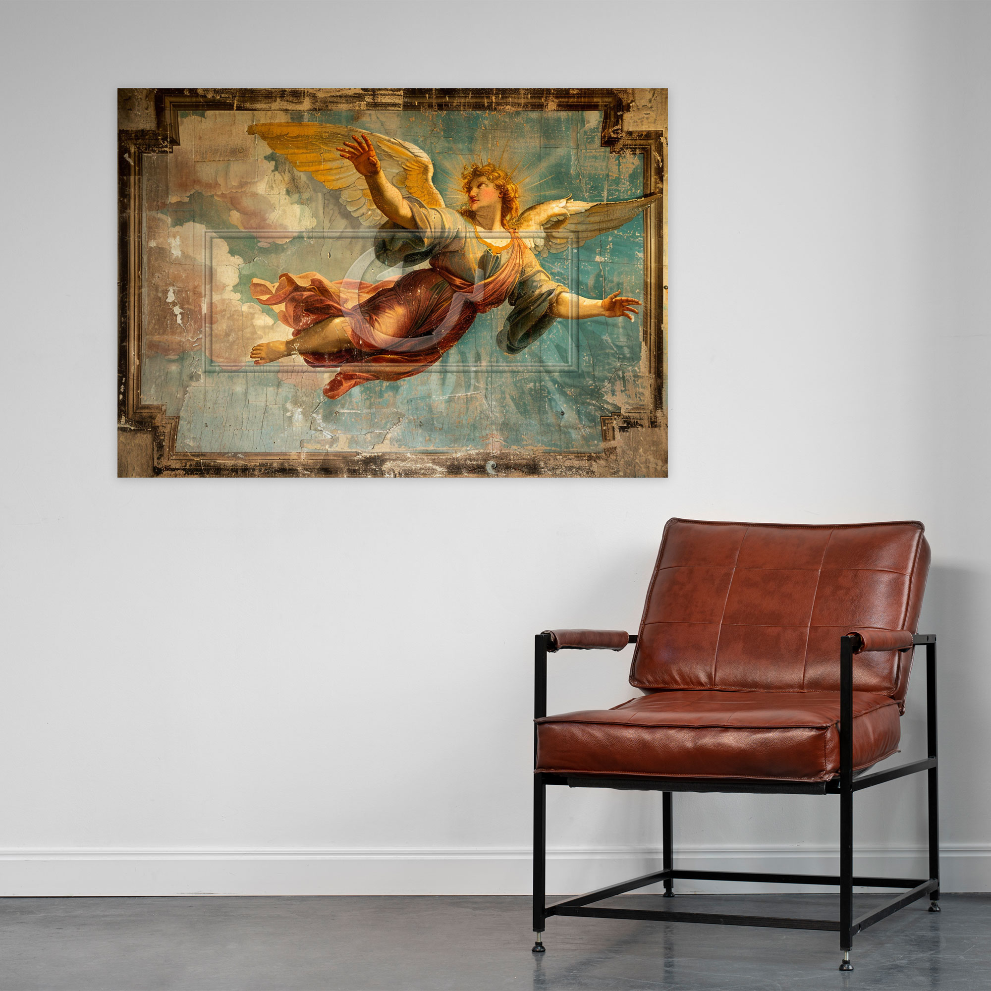 Michelangelo Canvas Print - Majestic Angel From Heaven Wall Art - Michelangelo, Wall Decoration, Canvas Print, Home Decoration