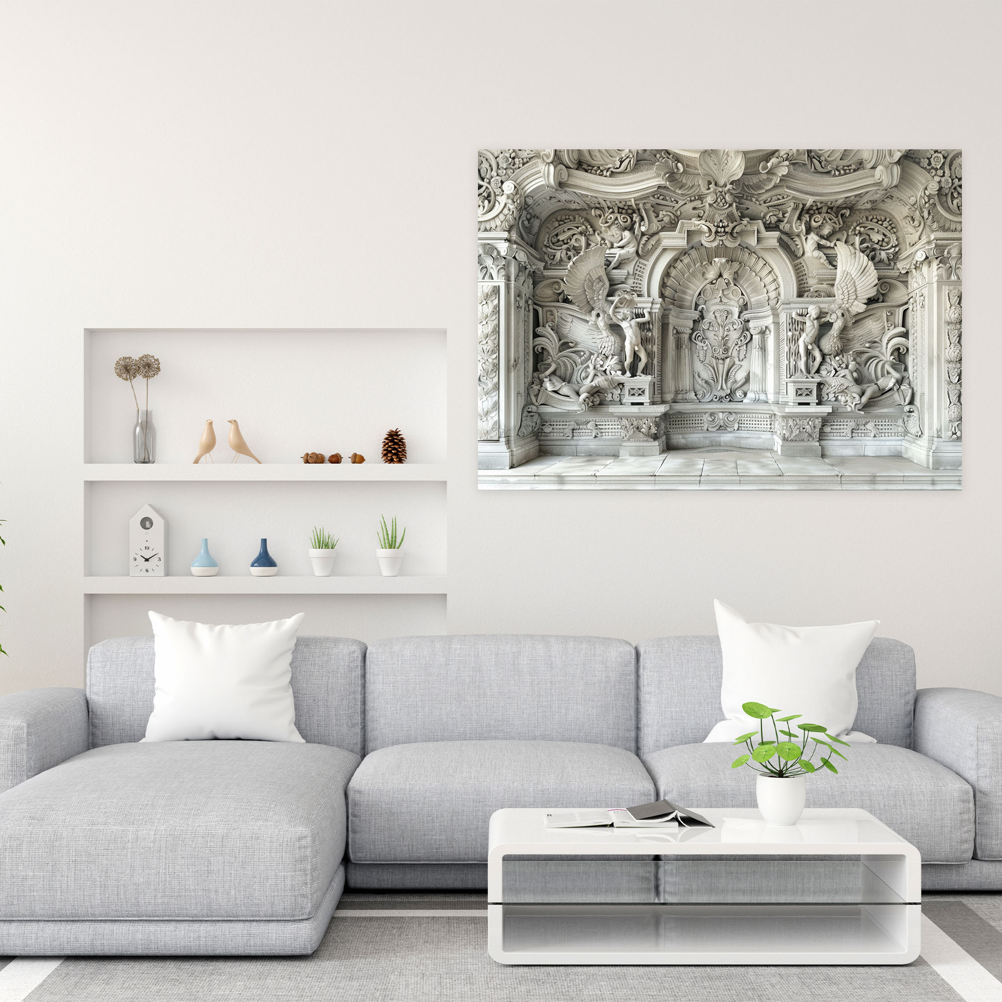 Michelangelo Wall Art - Intricate Architecture - Michelangelo, Home Decoration, Canvas Wall Art, Michelangelo