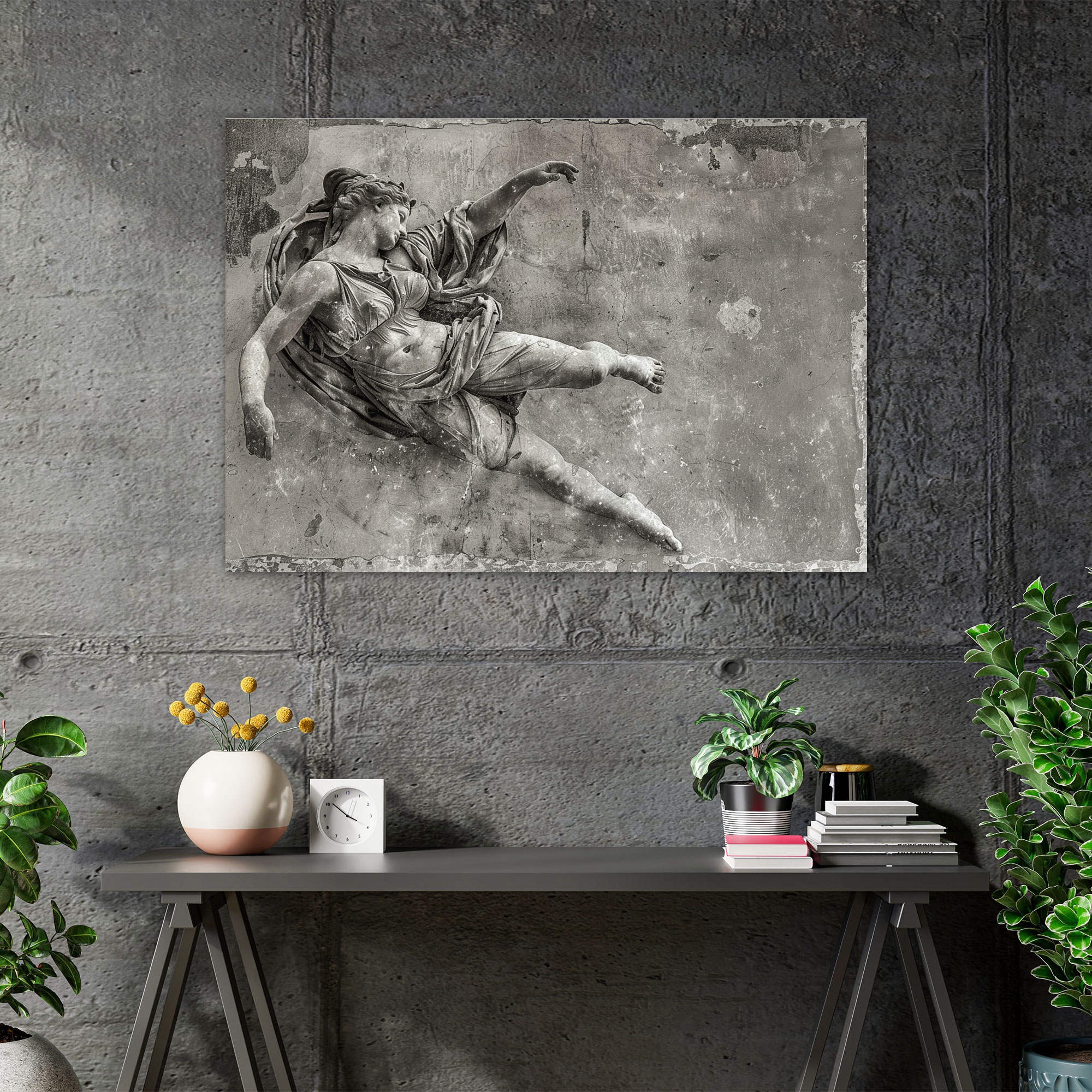 Michelangelo Canvas Print - Graceful Female Figure - Michelangelo, Wall Decoration, Wall Art, Michelangelo