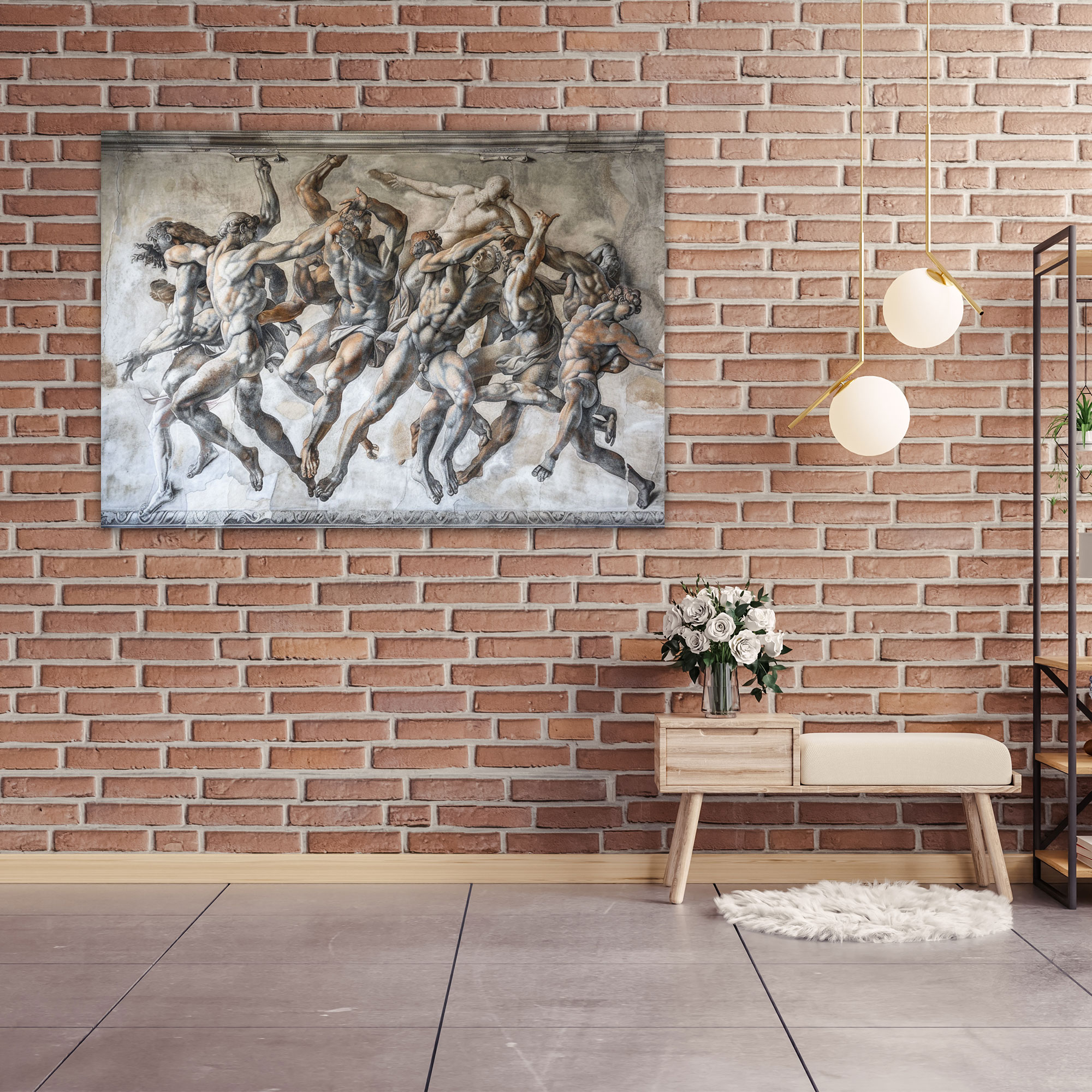 Michelangelo Canvas Print - Intertwined Figures - Michelangelo, Canvas, Canvas Wall Art, Home Decoration