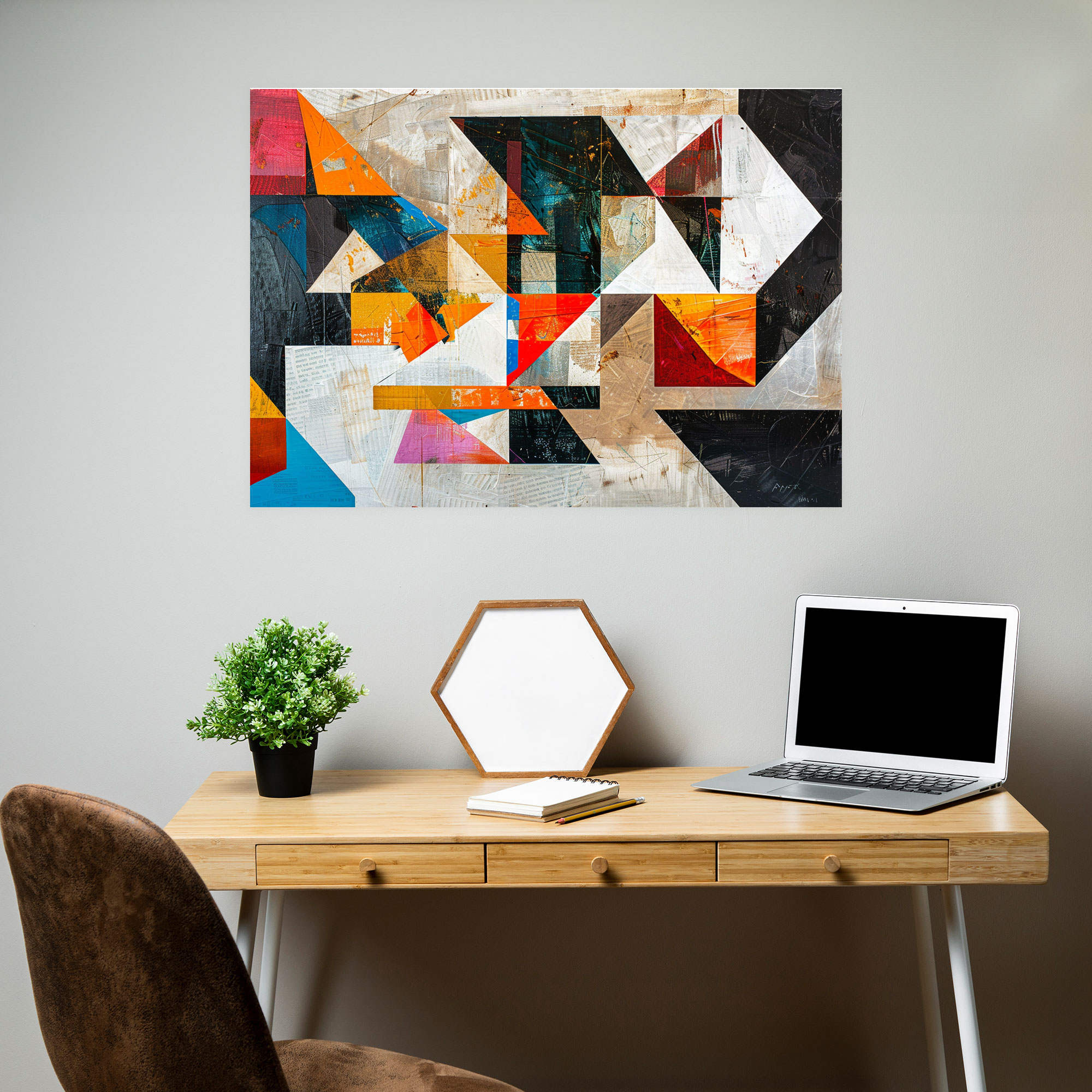 Michelangelo Abstract Canvas Print - Michelangelo, Canvas Print, Canvas, Wall Art