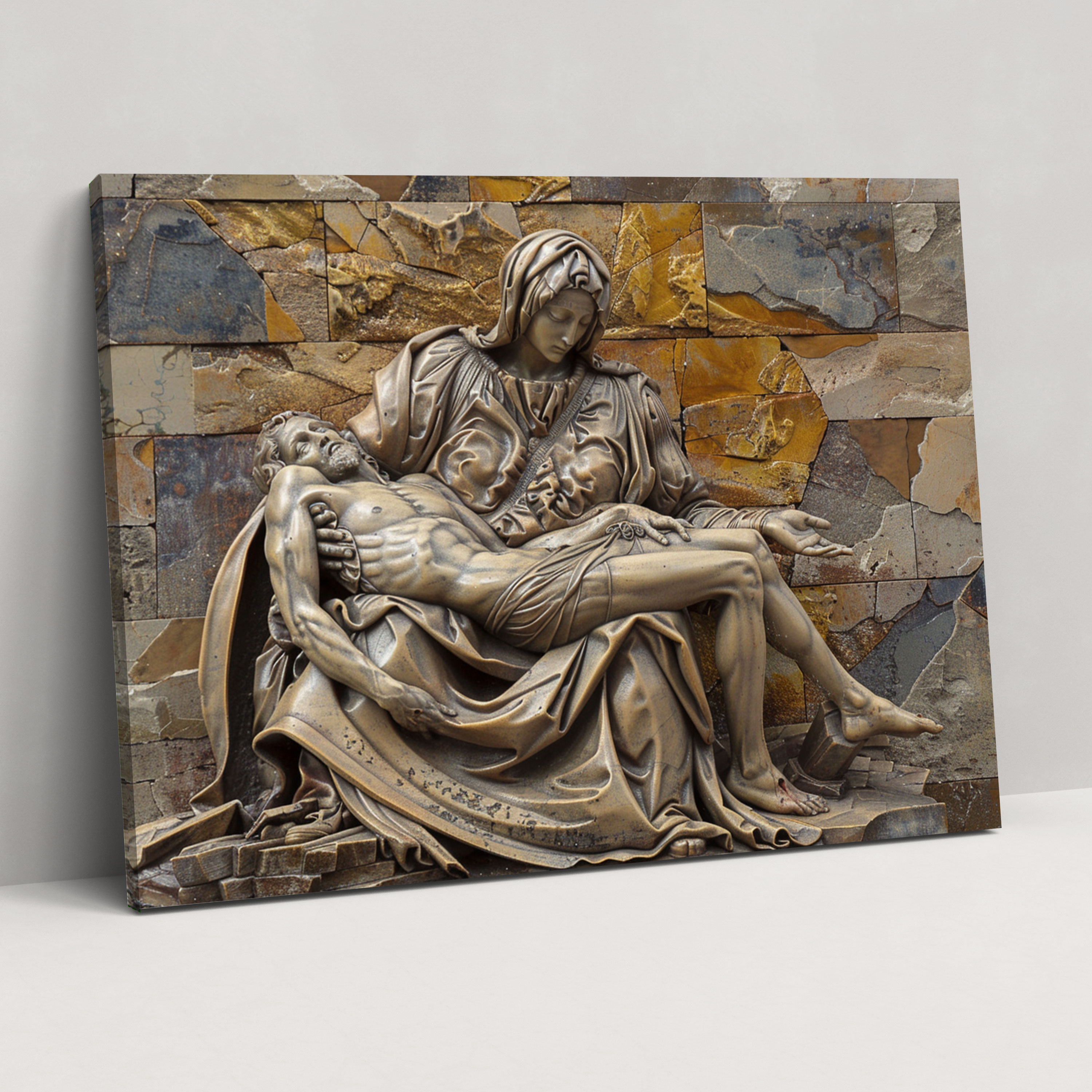 Michelangelo Pieta Wall Art - Michelangelo, Canvas Wall Art, Wall Decoration, Canvas