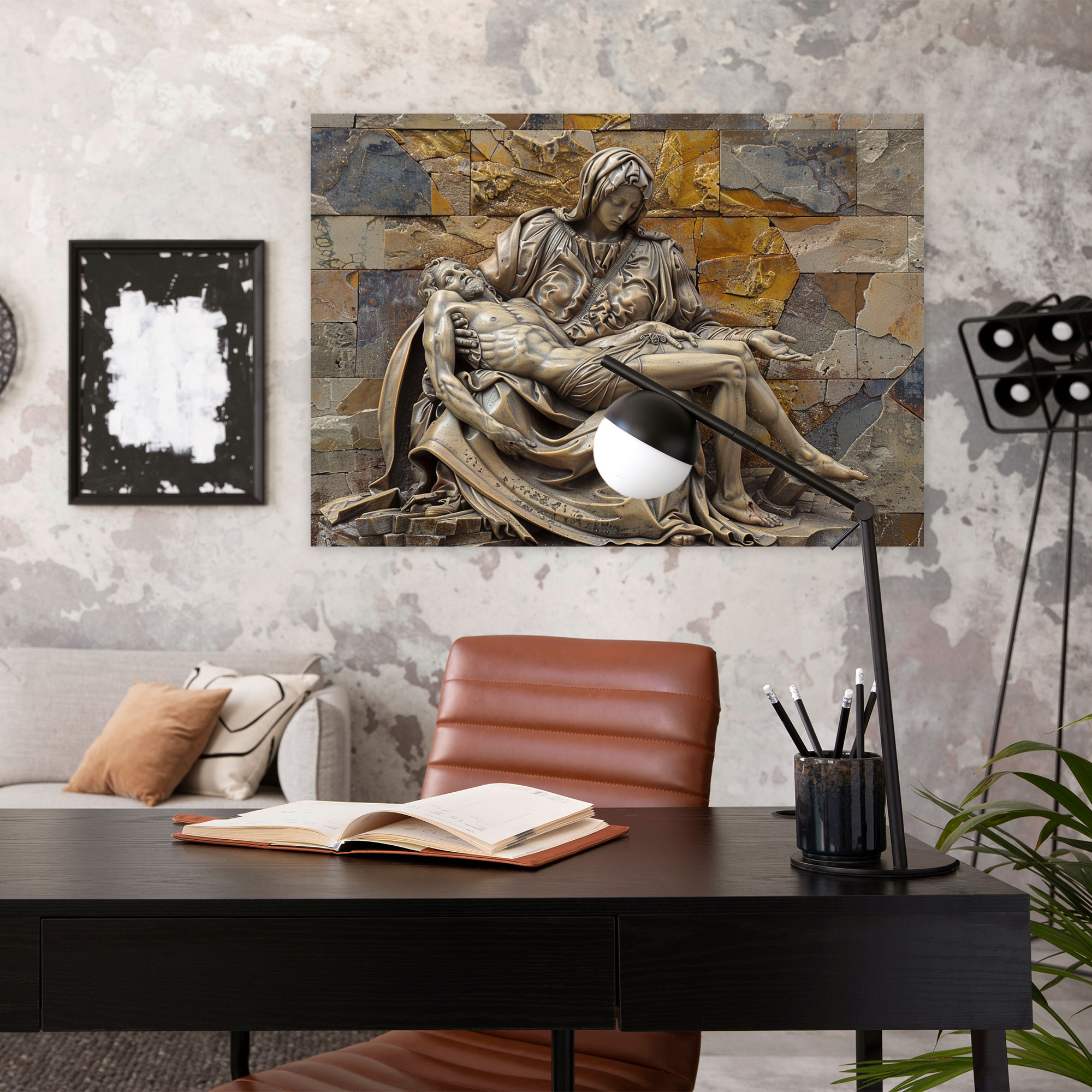 Michelangelo Pieta Wall Art - Michelangelo, Canvas Wall Art, Wall Decoration, Canvas