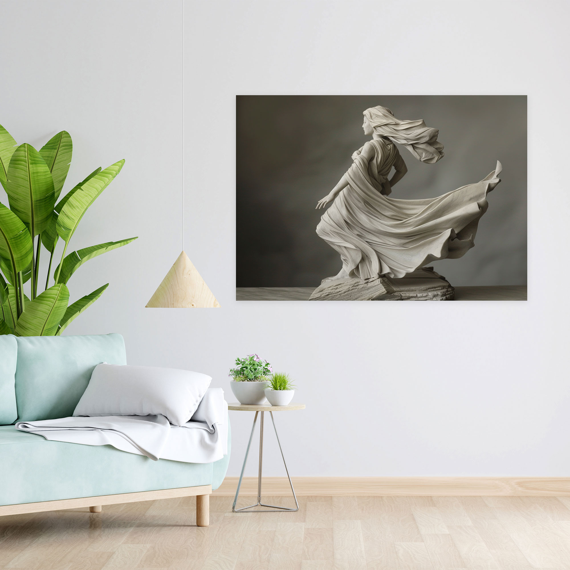 Michelangelo Graceful Female Canvas Print - Michelangelo, Canvas Wall Art, Canvas, Michelangelo