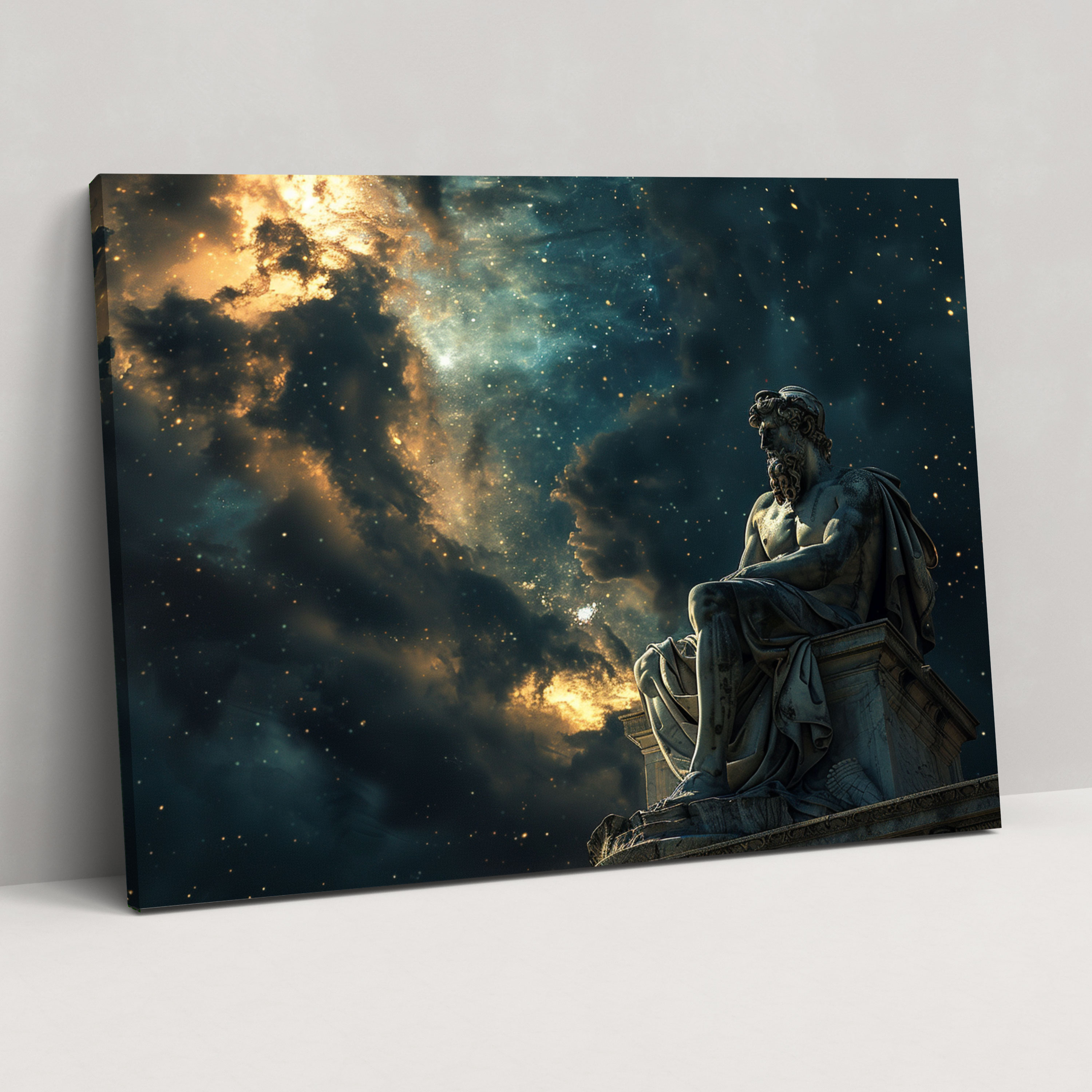Michelangelo Canvas Print – Night Sky Wall Art - Michelangelo, Michelangelo, Canvas, Canvas Wall Art