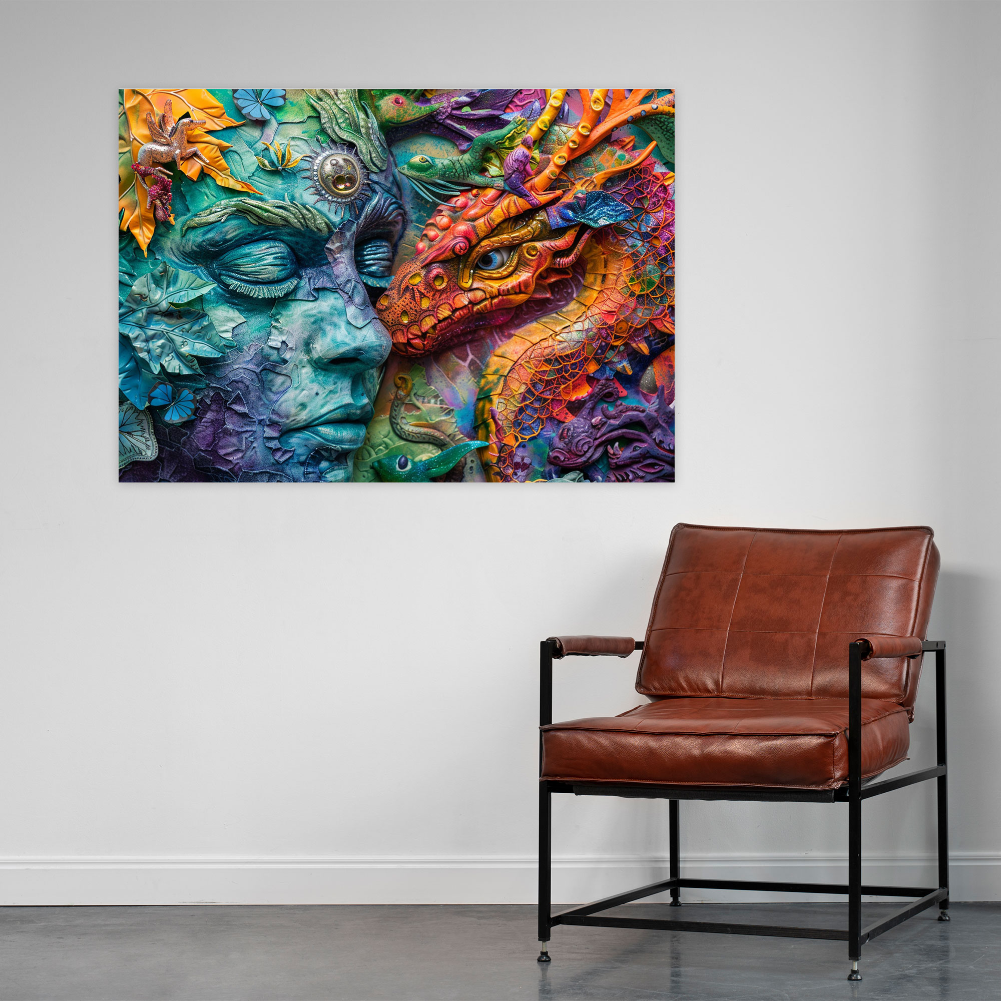 Michelangelo Wall Art – Mythical Creatures Canvas Print - Michelangelo, Wall Decoration, Canvas Print, Canvas Wall Art