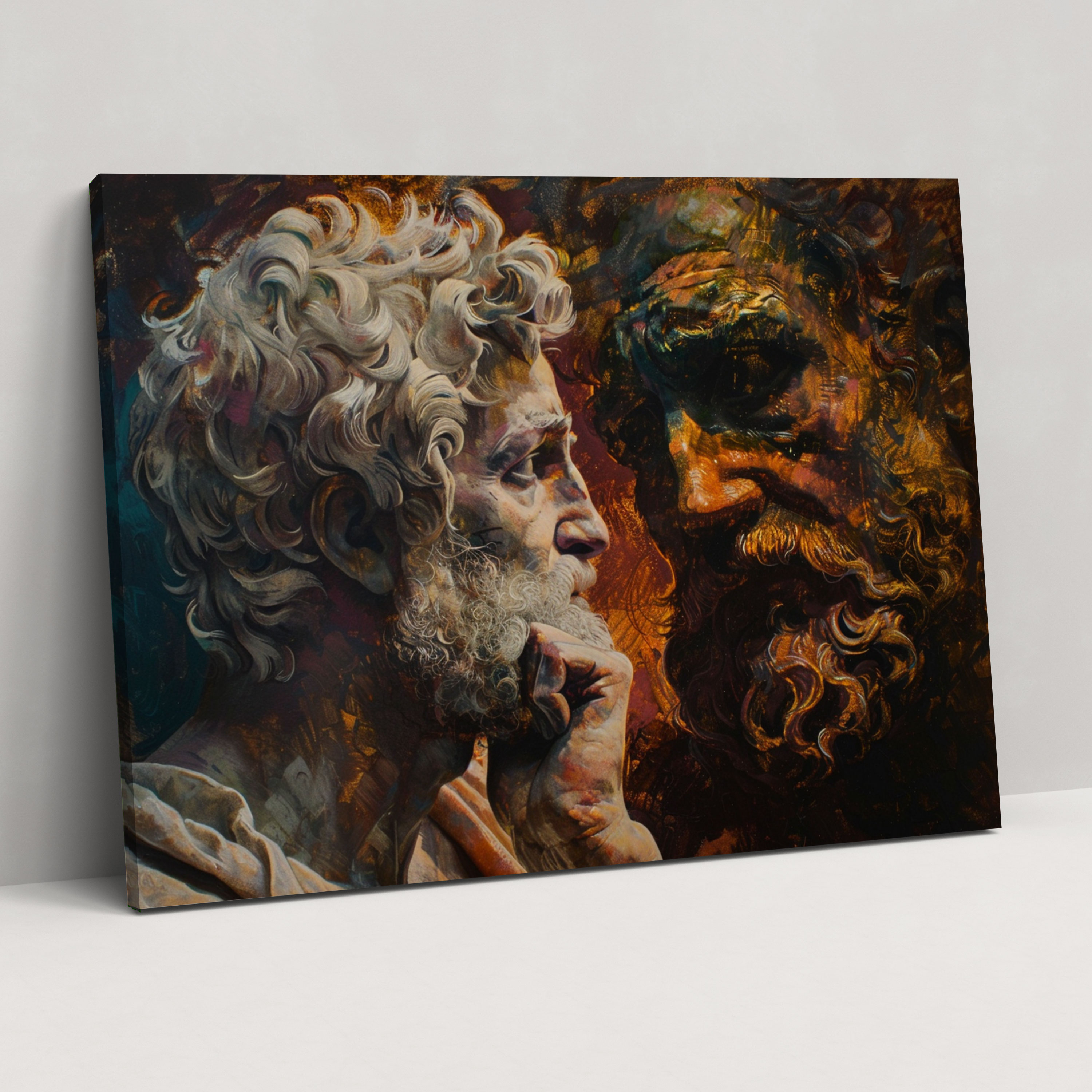 Michelangelo Wall Art – Renaissance Figures Canvas Print - Michelangelo, Canvas Print, Canvas, Canvas Wall Art