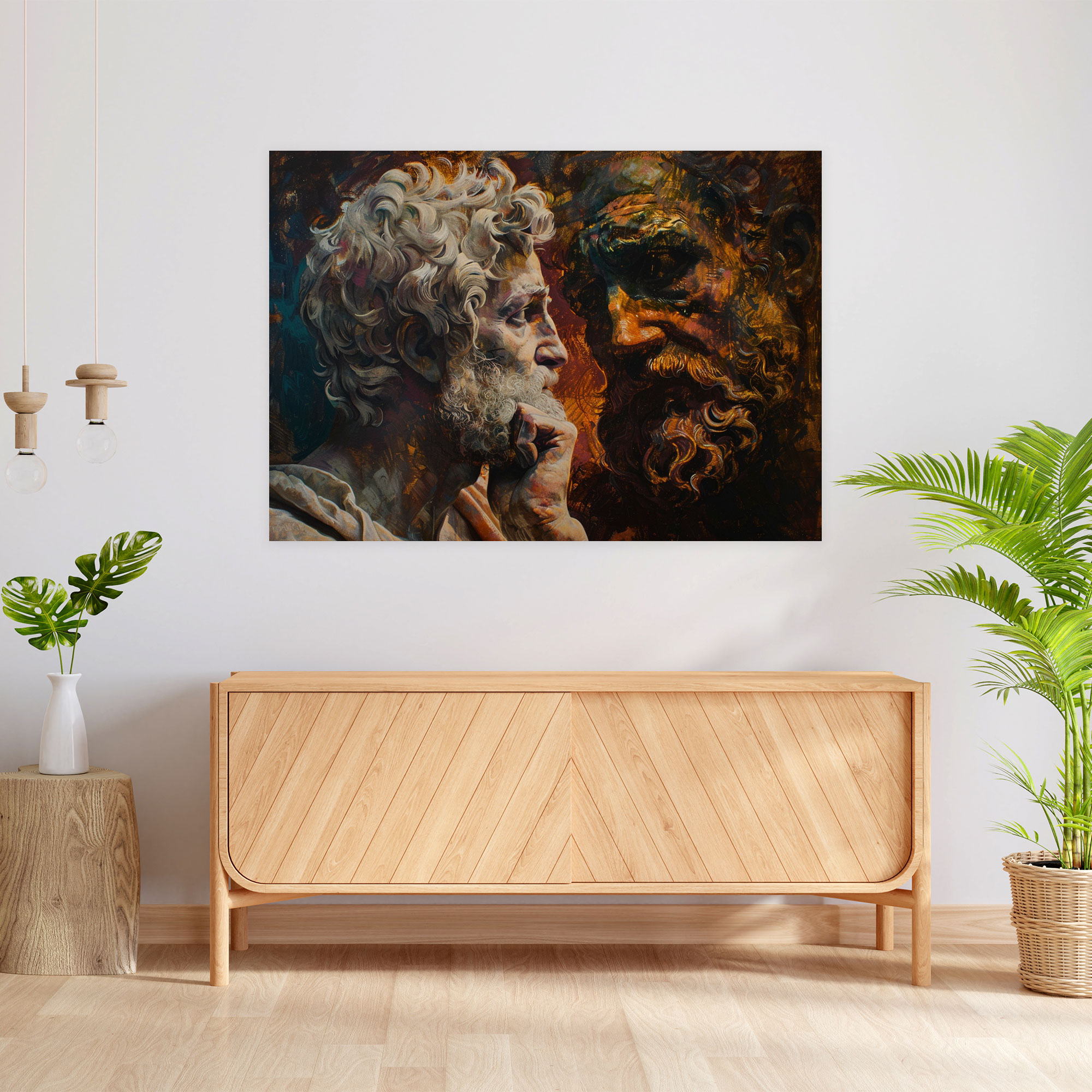 Michelangelo Wall Art – Renaissance Figures Canvas Print - Michelangelo, Canvas Print, Canvas, Canvas Wall Art