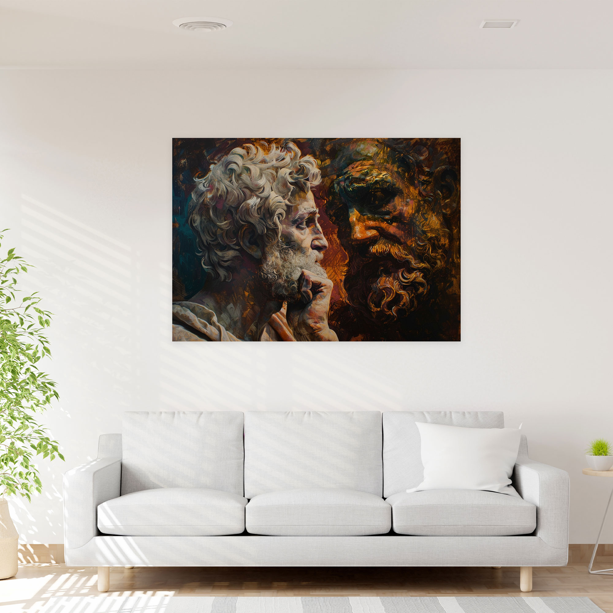 Michelangelo Wall Art – Renaissance Figures Canvas Print - Michelangelo, Canvas Print, Canvas, Canvas Wall Art