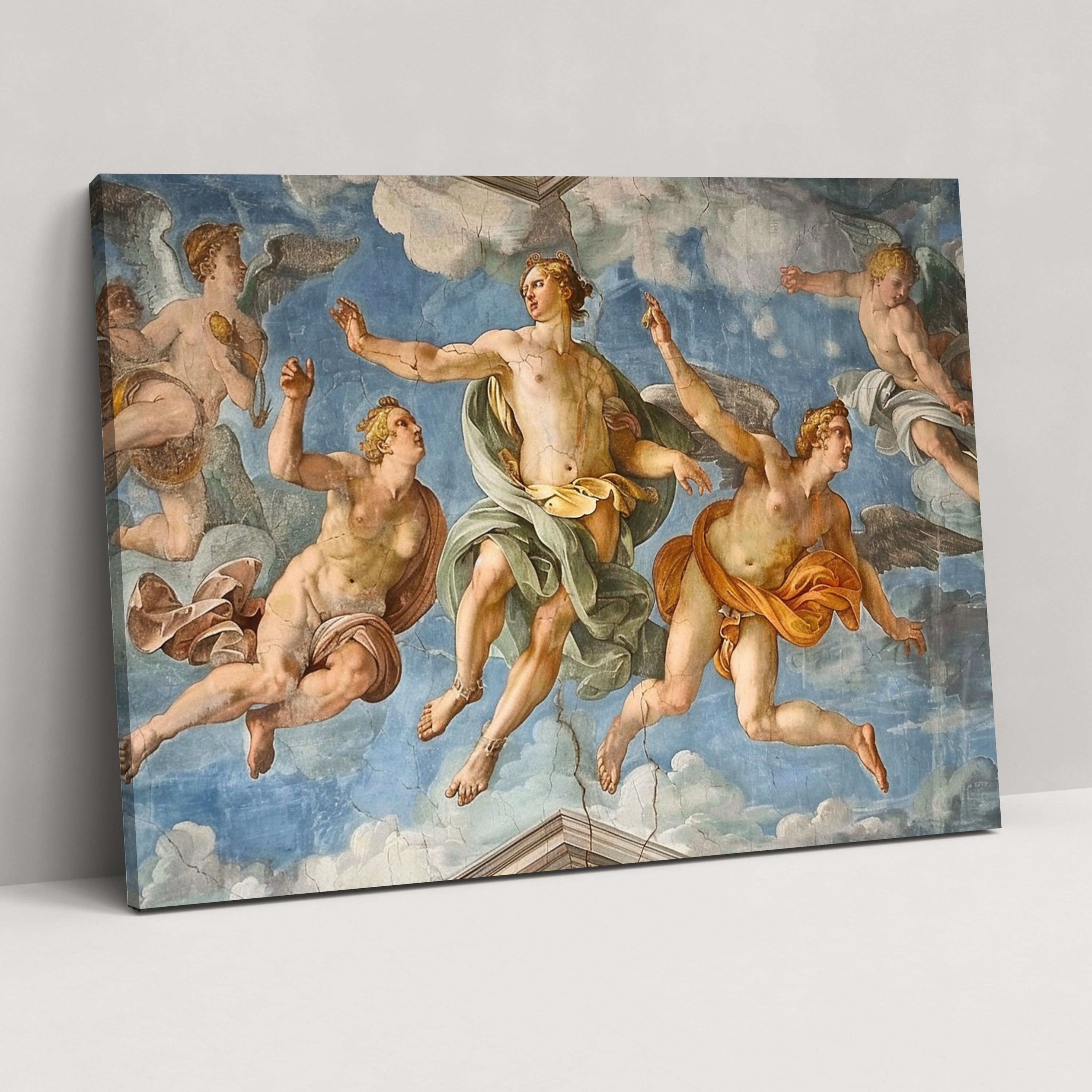 Michelangelo Canvas Print – Allegorical Scenes Wall Art - Michelangelo, Canvas Wall Art, Michelangelo, Canvas