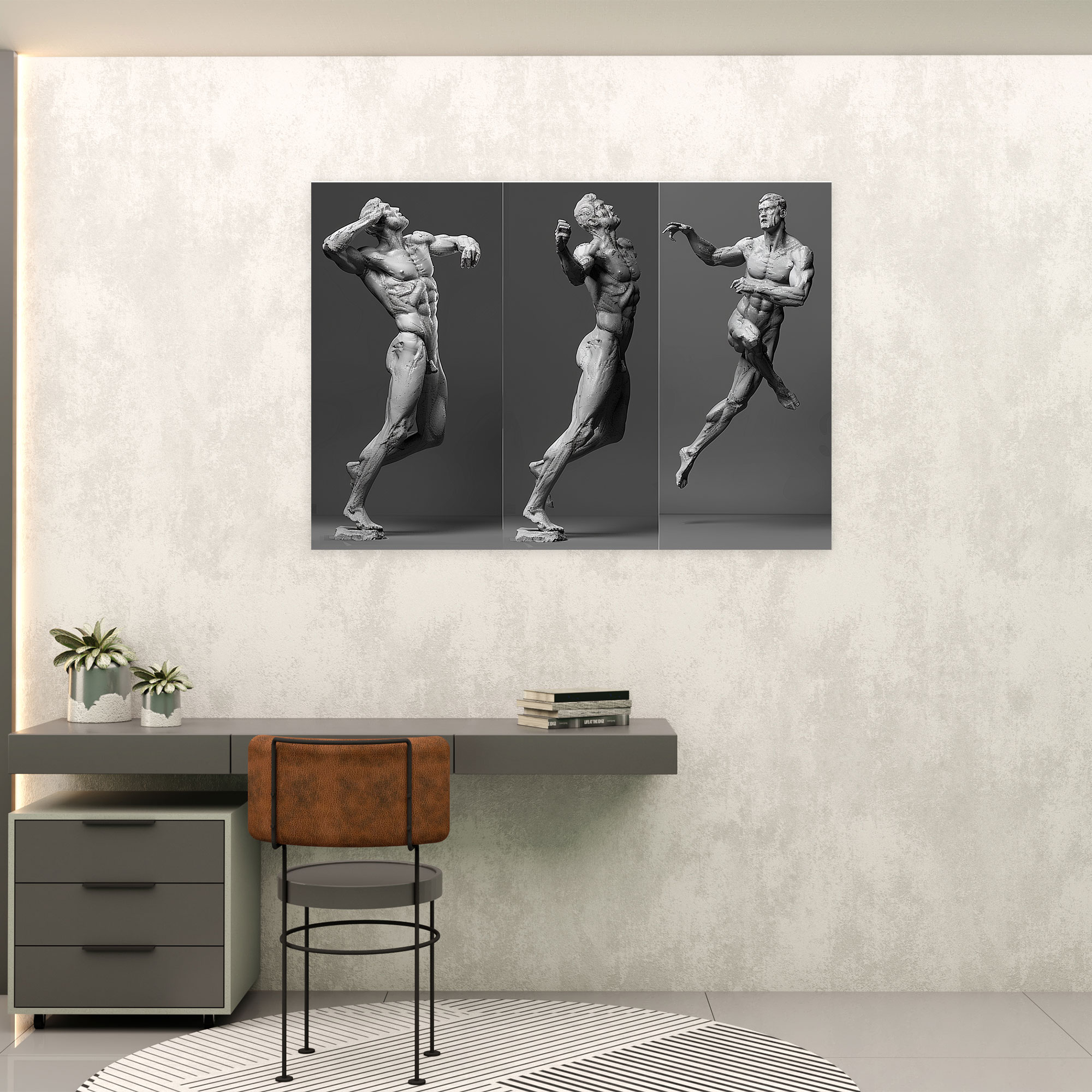 Michelangelo Wall Decoration - Michelangelo, Wall Art, Canvas Wall Art, Art Decor