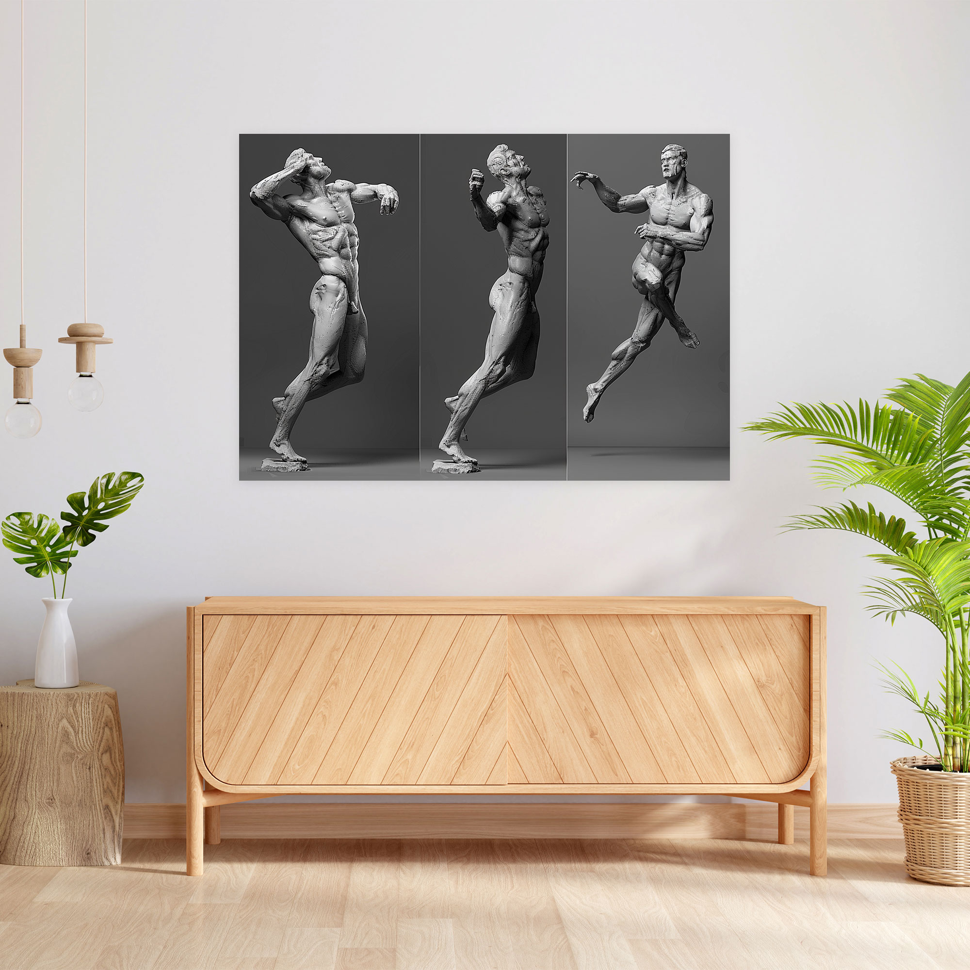 Michelangelo Wall Decoration - Michelangelo, Wall Art, Canvas Wall Art, Art Decor