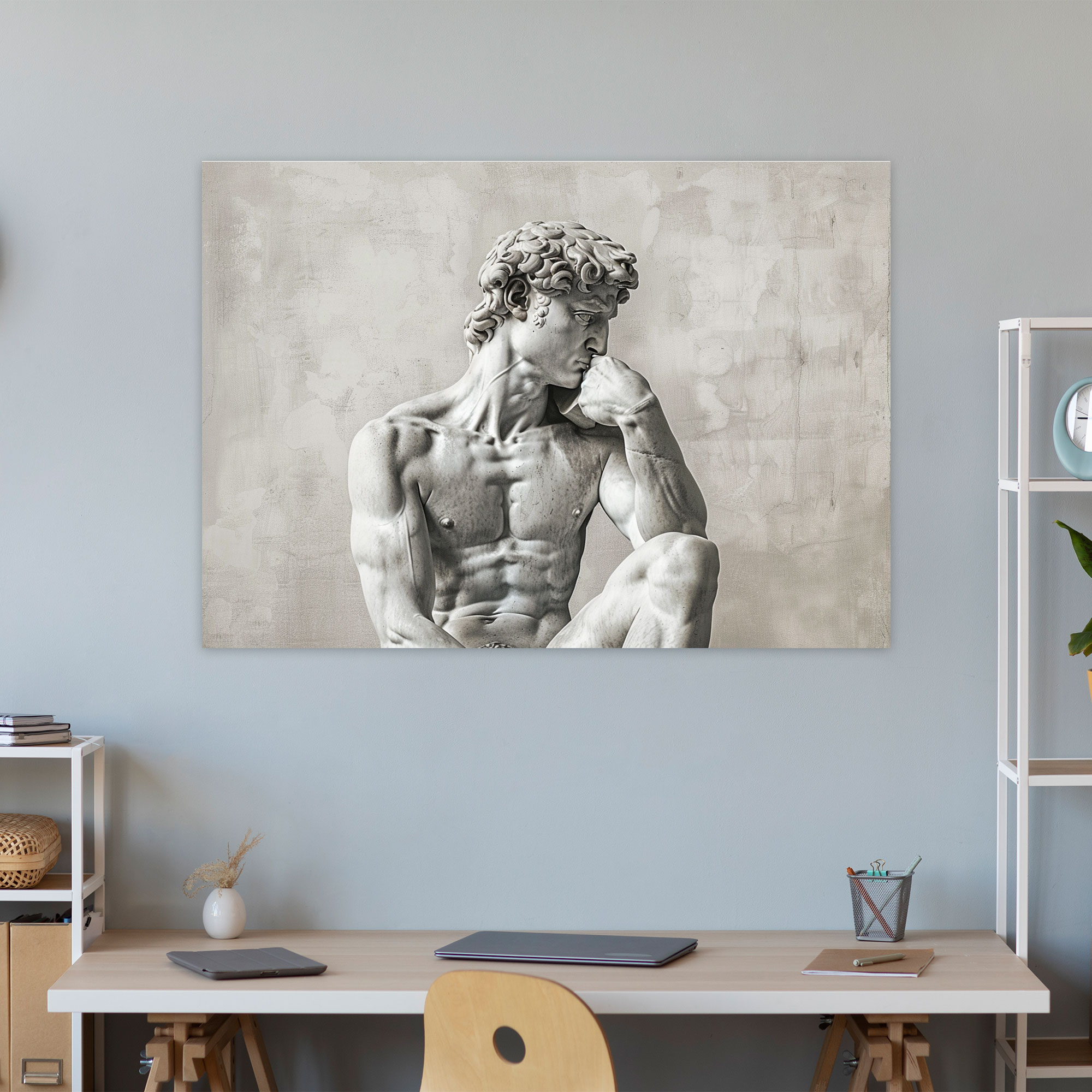 Classic Marble Michelangelo Canvas Print - Michelangelo, Canvas, Home Decoration, Canvas Print