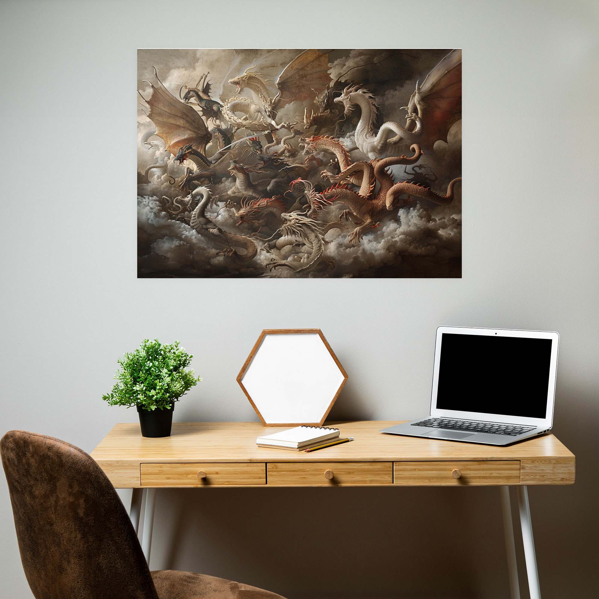 Michelangelo Wall Decoration - Michelangelo, Canvas Print, Wall Art, Home Decoration