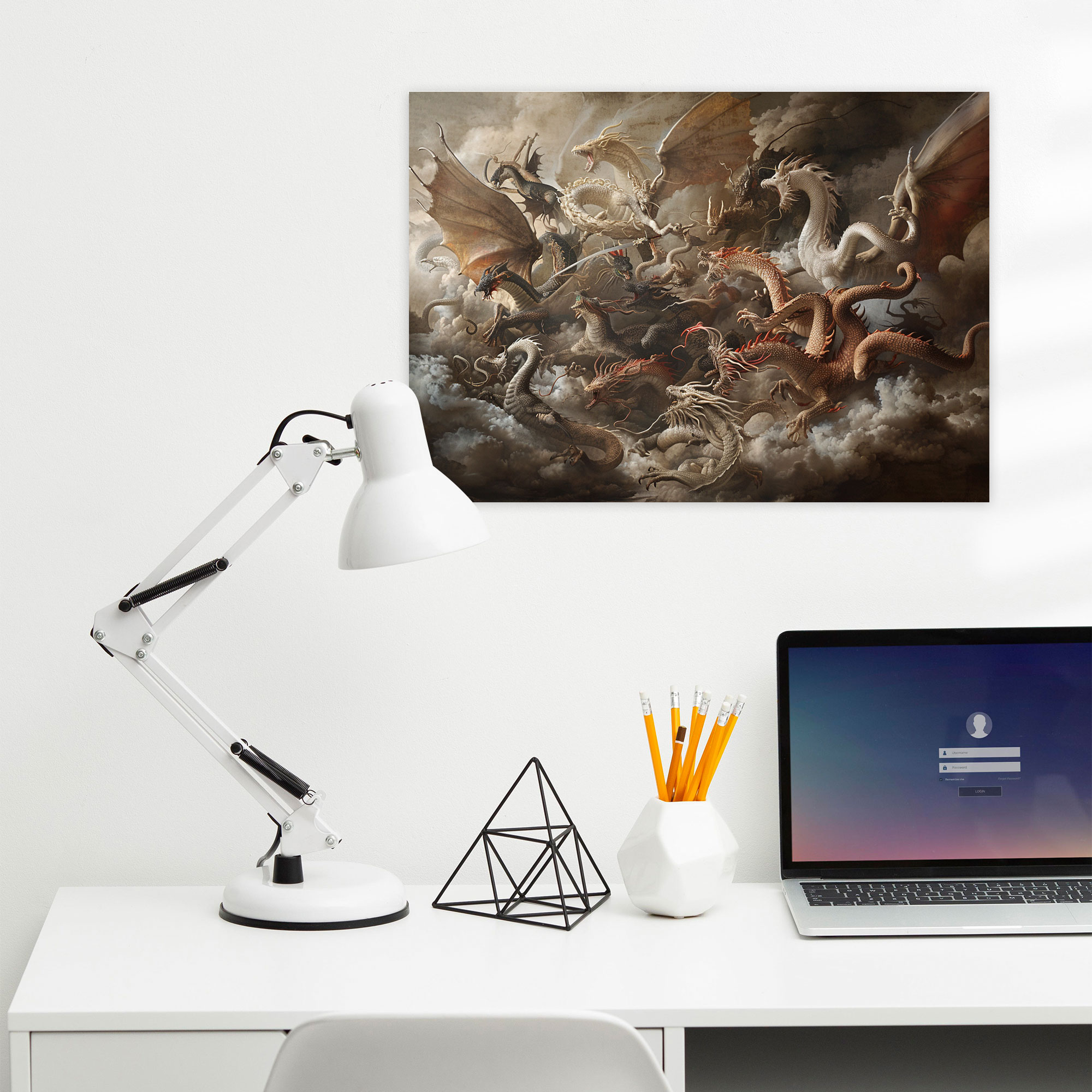 Michelangelo Wall Decoration - Michelangelo, Canvas Print, Wall Art, Home Decoration