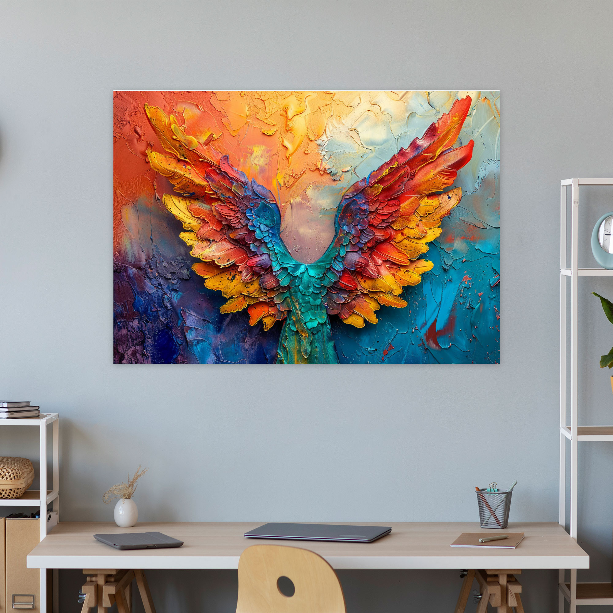 Michelangelo Angel Wings Canvas Print - Michelangelo, Wall Art, Canvas Print, Canvas