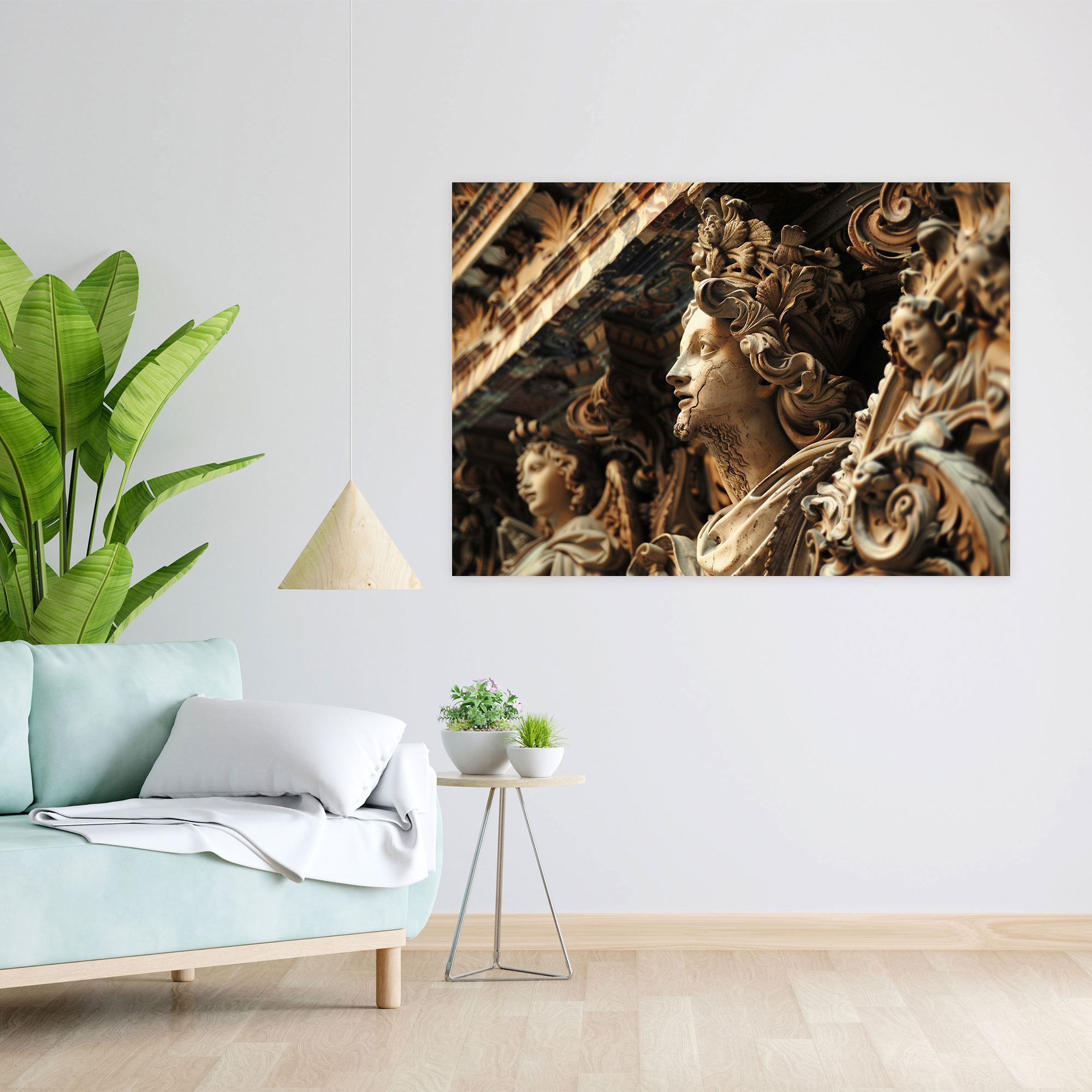 Michelangelo Intricate Carvings Wall Art - Michelangelo, Canvas, Canvas Wall Art, Michelangelo