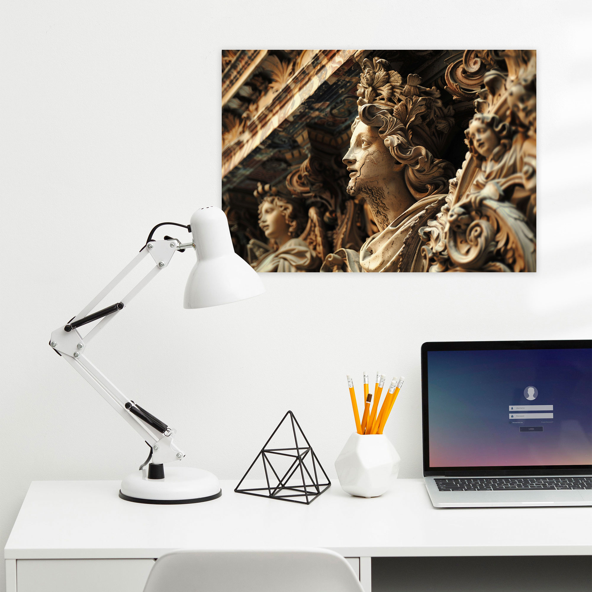 Michelangelo Intricate Carvings Wall Art - Michelangelo, Canvas, Canvas Wall Art, Michelangelo