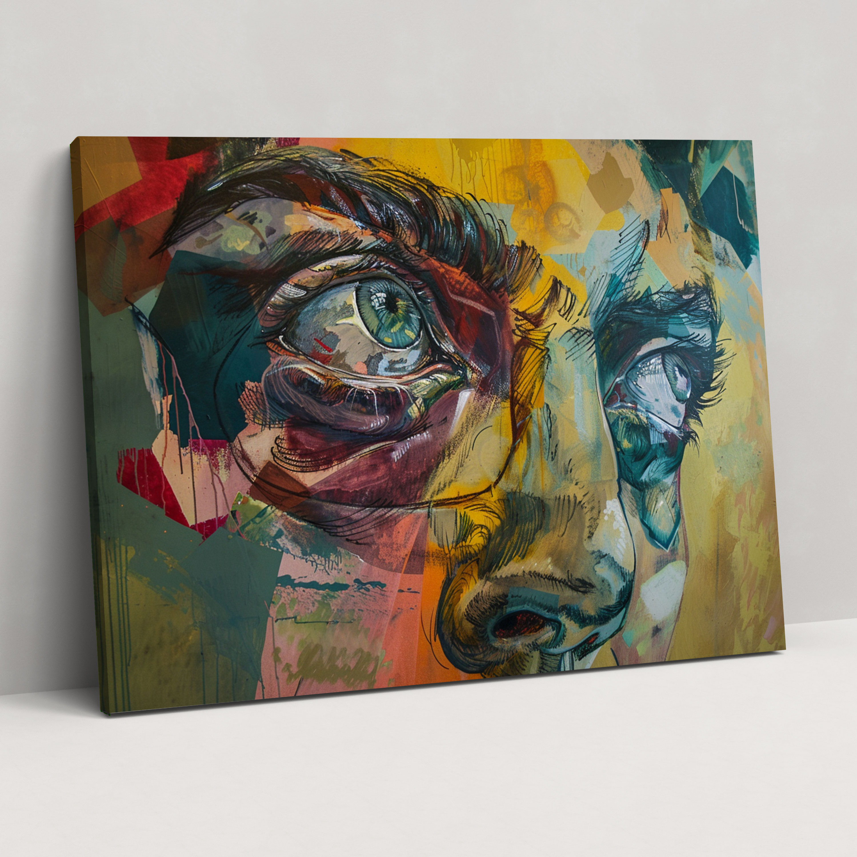 Michelangelo Reimagined Frescoes Wall Decoration - Michelangelo, Wall Decoration, Canvas, Canvas Wall Art