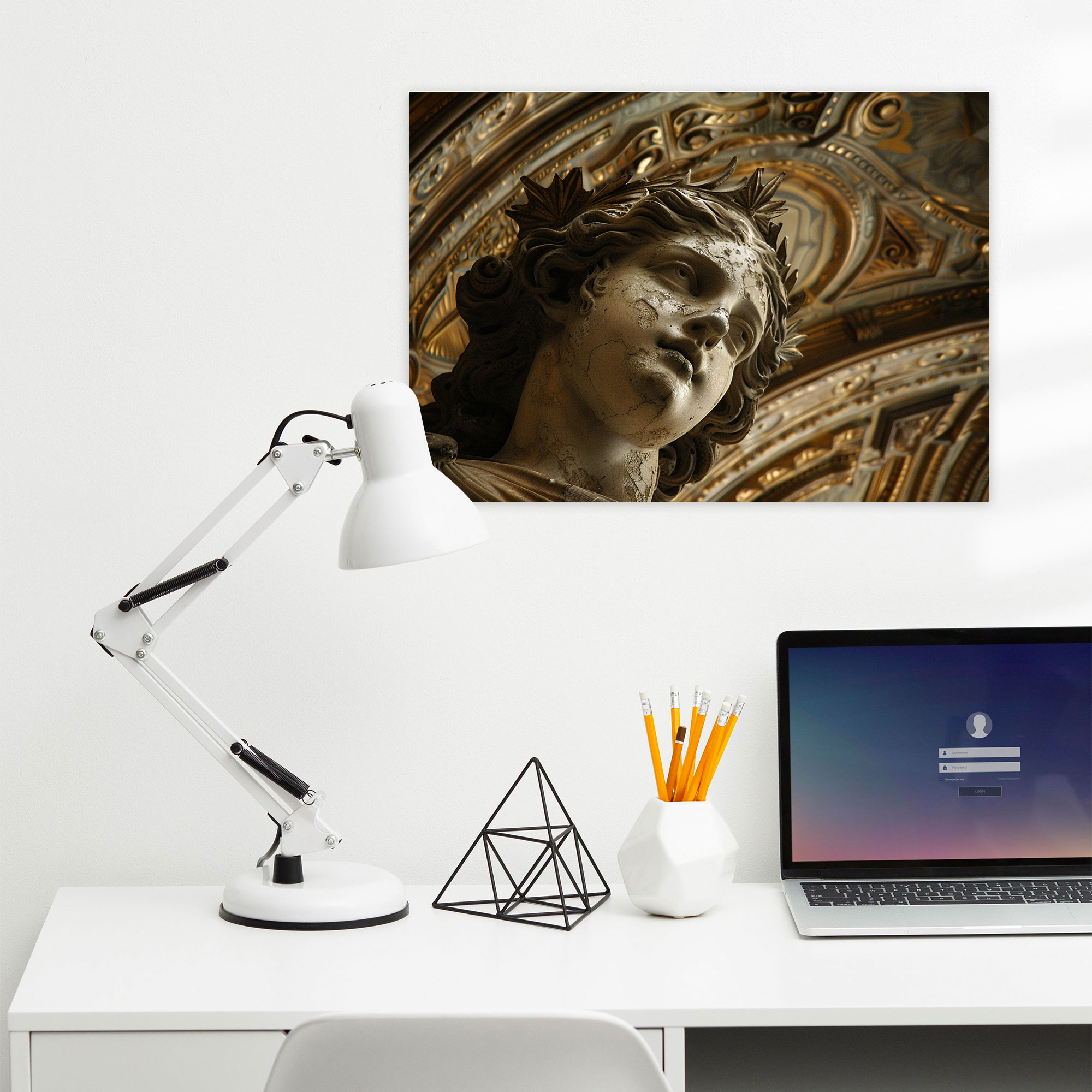 Michelangelo Celestial Motifs Canvas Print - Michelangelo, Home Decoration, Canvas, Wall Decoration