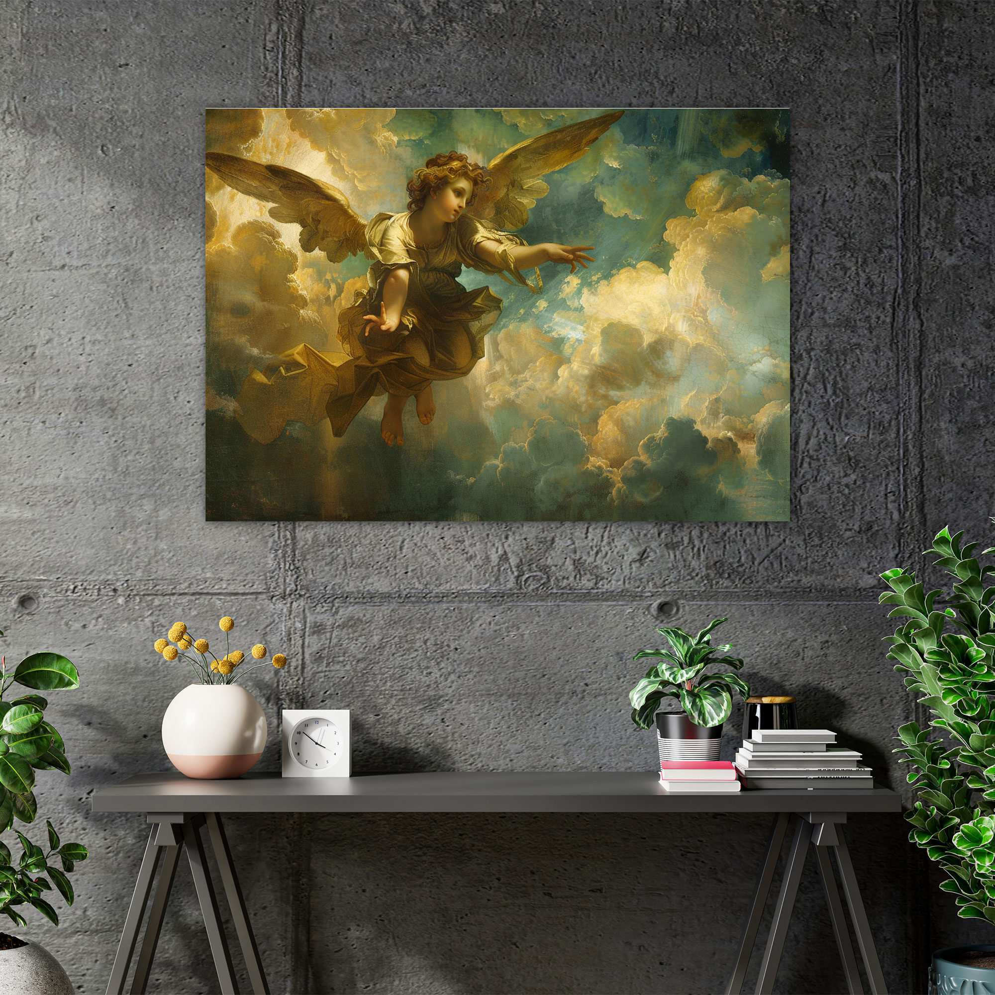 Michelangelo Angel Canvas Print - Michelangelo, Canvas Print, Wall Art, Wall Decoration