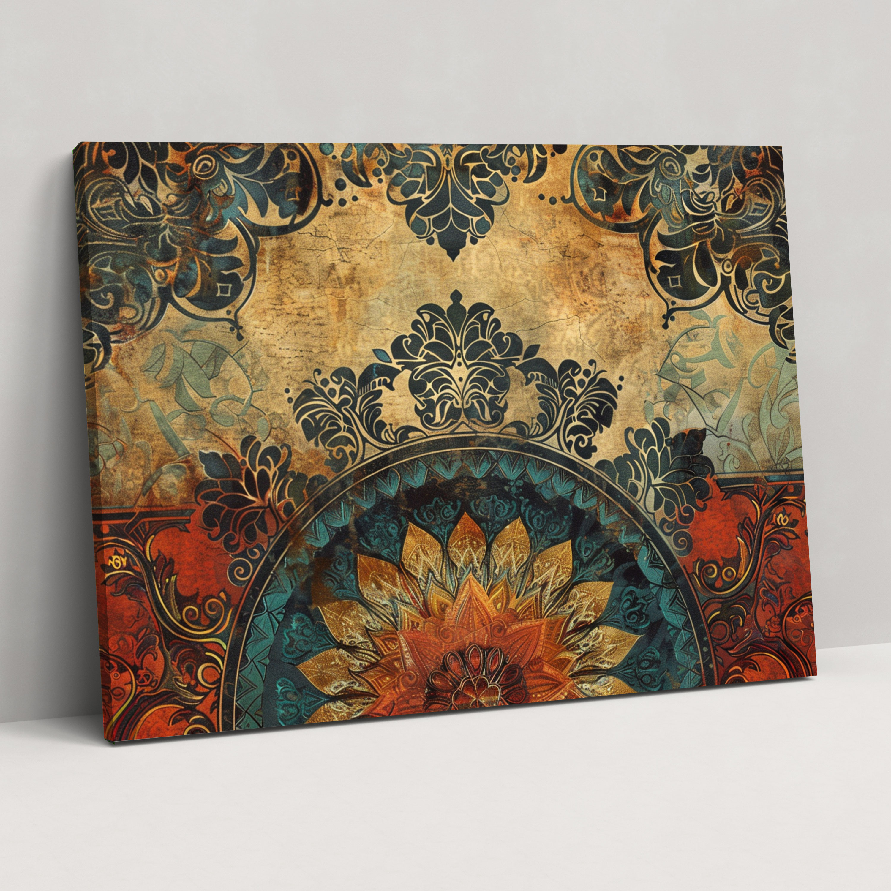 Michelangelo Renaissance Patterns Canvas Print - Michelangelo, Home Decoration, Canvas, Wall Decoration